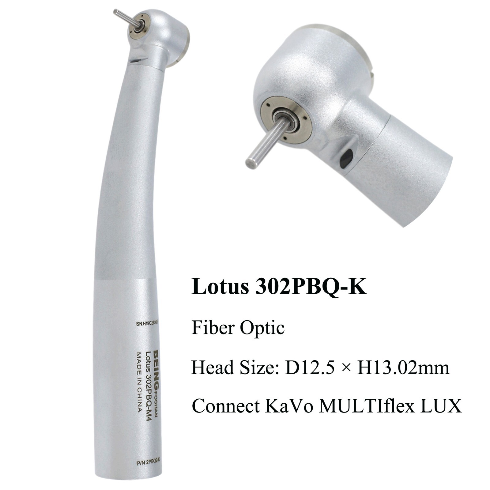 BEING Dental High Speed Turbine Fiber Optic Handpiece Kavo MULTIflex Coupling