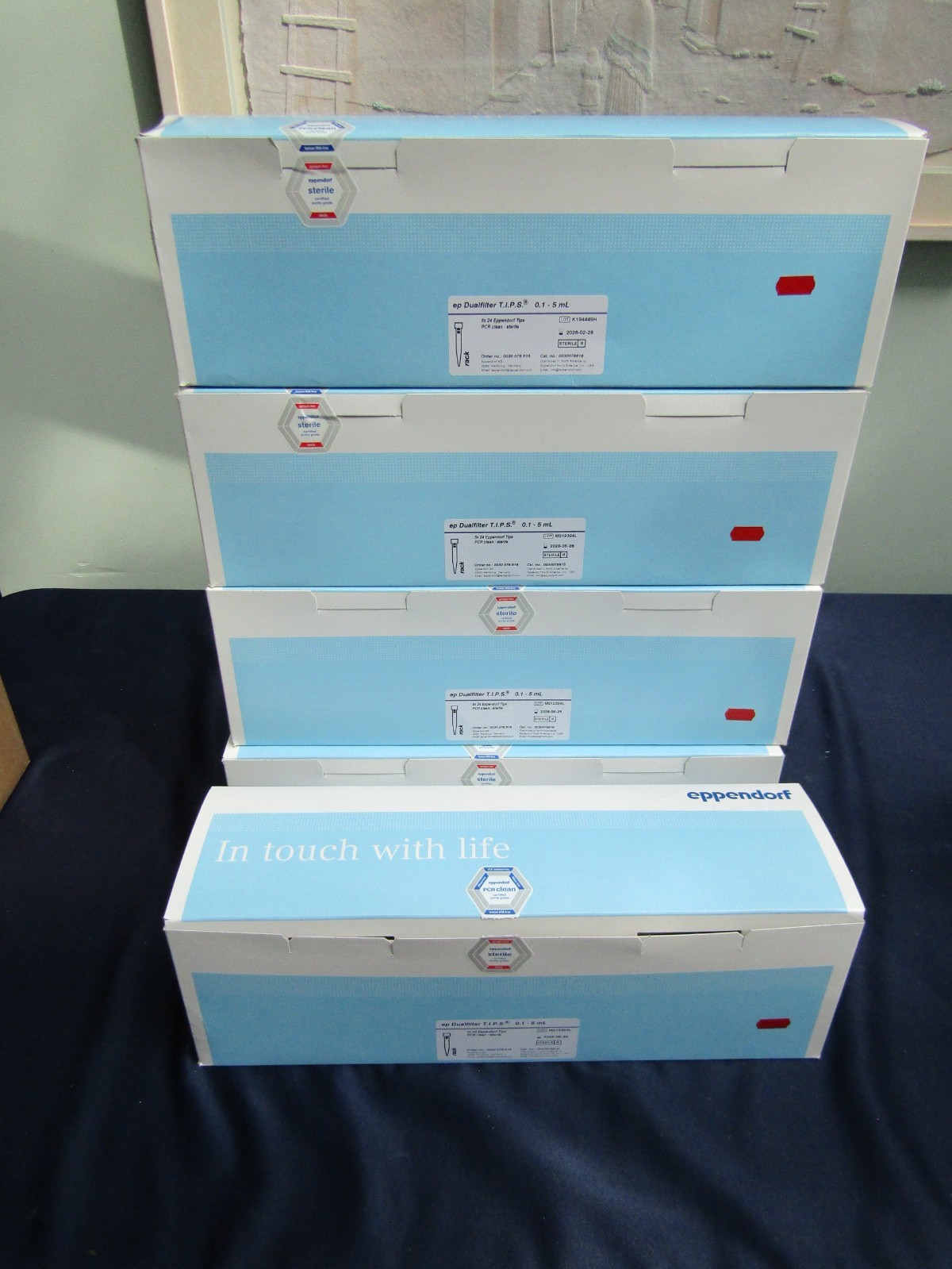 Eppendorf - ep Dualfilter T.I.P.S., 0.1-5 mL (120 tips) 0030078616 many sealed Eppendorf - ep Dualfilter T.I.P.S., 0.1-5 mL (120 tips) 0030078616 many sealed