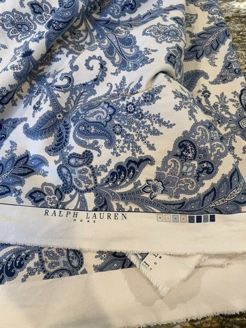 Vintage Ralph Lauren Upholstery Fabric 112\