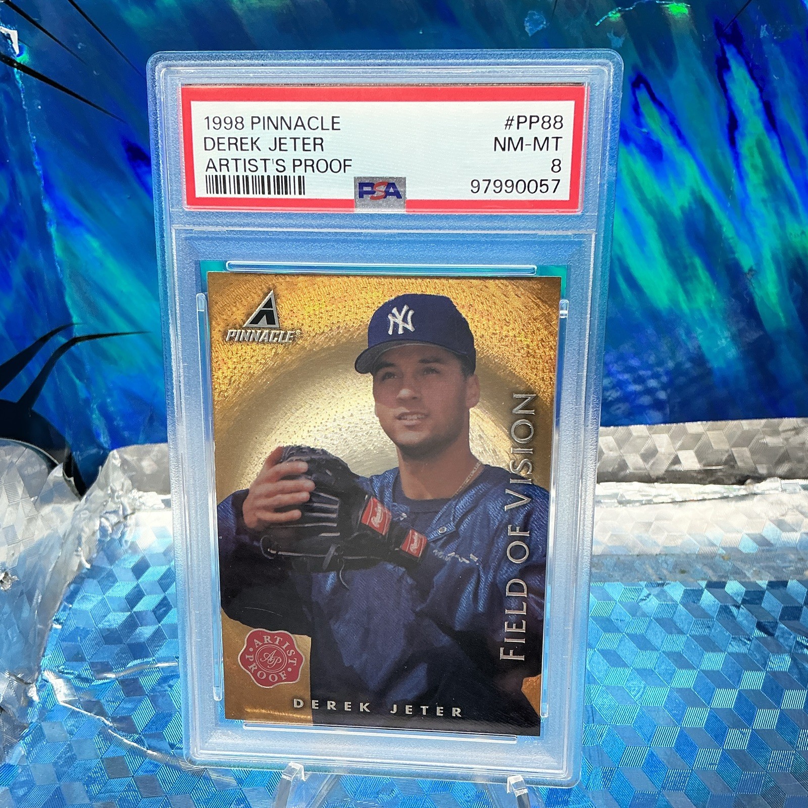 PSA 8 1998 Pinnacle - Artist Proof Derek Jeter #PP88 PSA 8 1998 Pinnacle - Artist Proof Derek Jeter #PP88