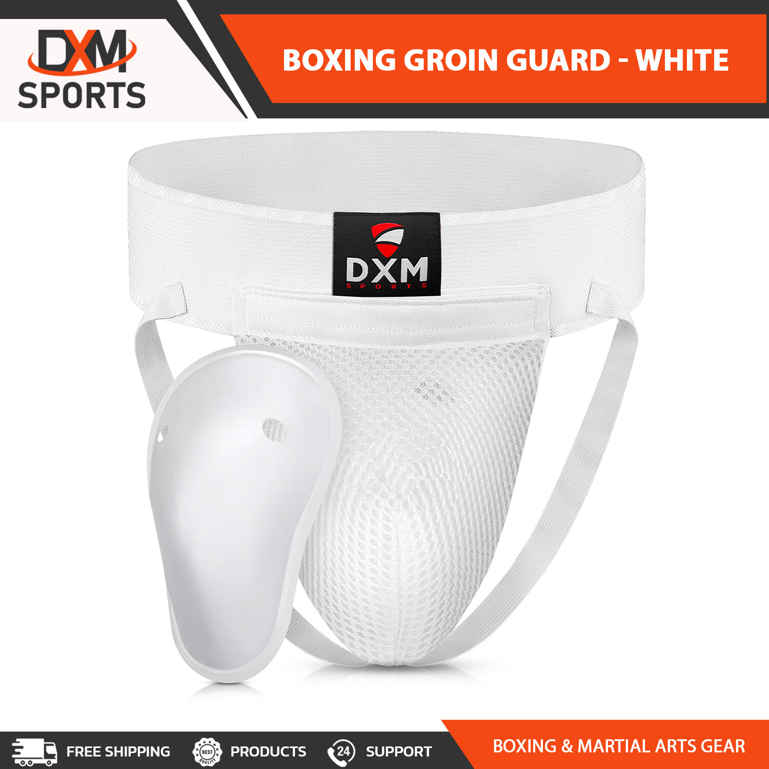 DXM Boxing Groin Protector Men Groin Guard for MMA Martial Arts Taekwondo Karate