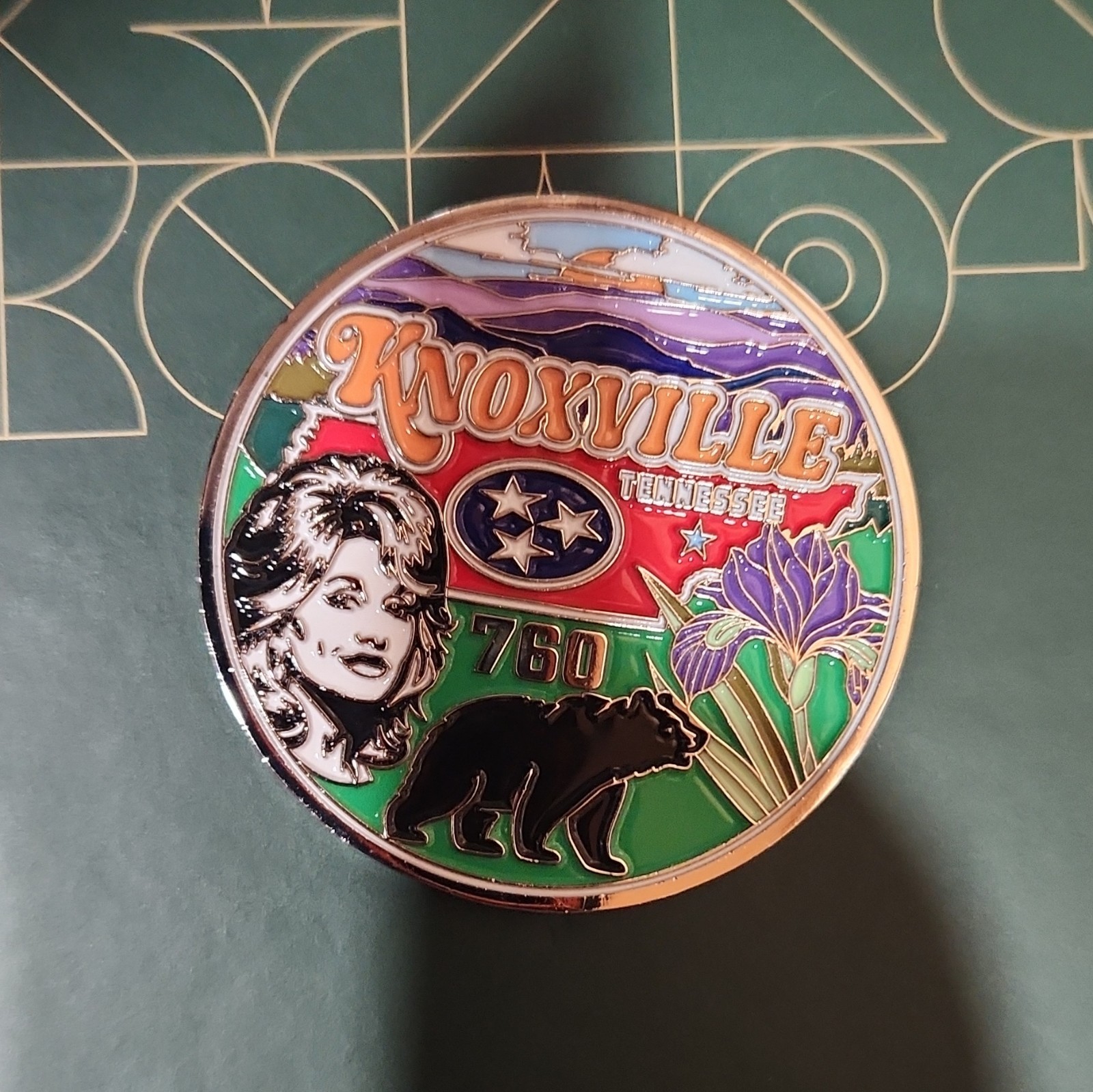 IBEW LOCAL #760 DOLLY BICENTENNIAL CHALLENGE COIN IBEW LOCAL #760 DOLLY BICENTENNIAL CHALLENGE COIN