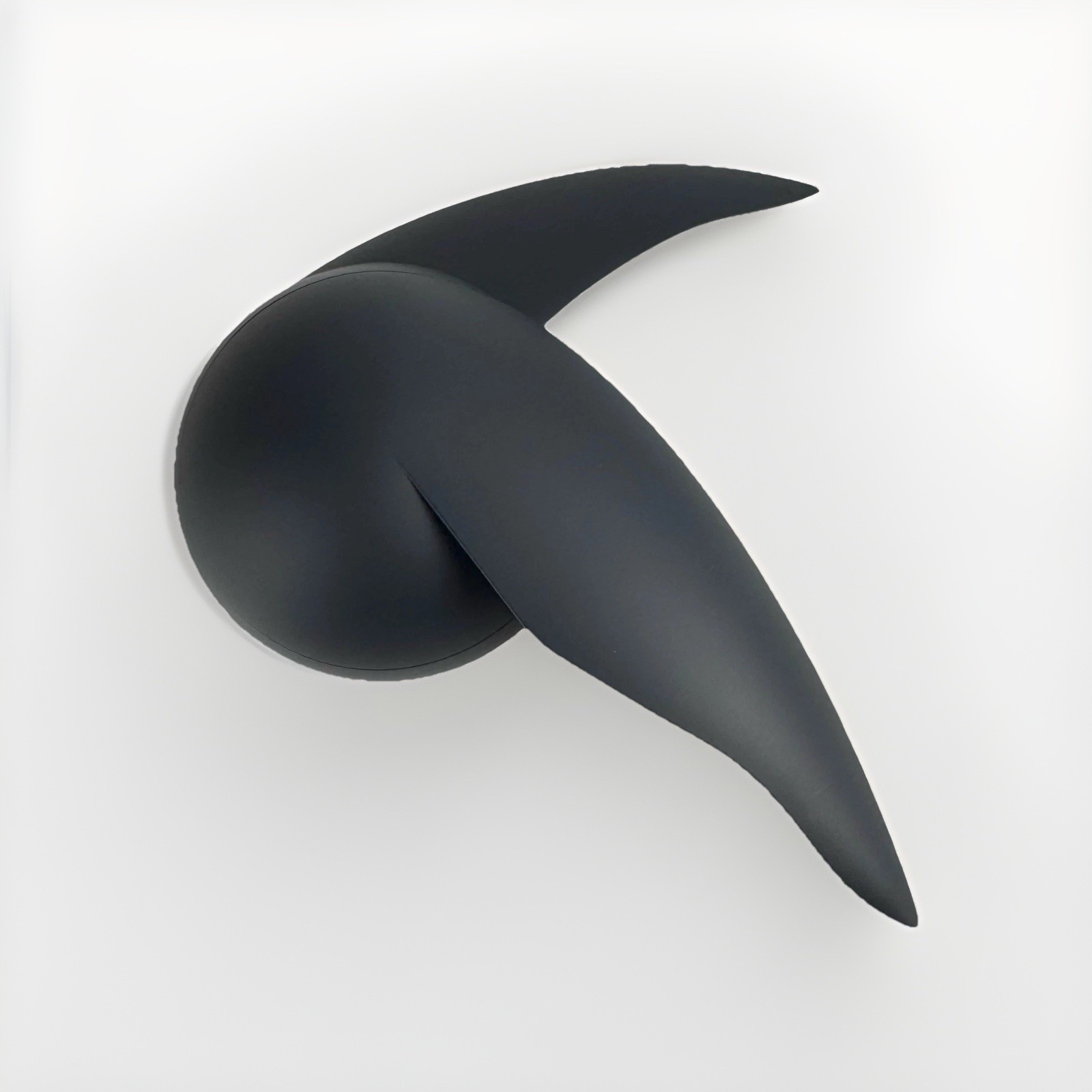 Walter Wayle II Black Wall Clock Philippe Starck Alessi Walter Wayle II Black Wall Clock Philippe Starck Alessi
