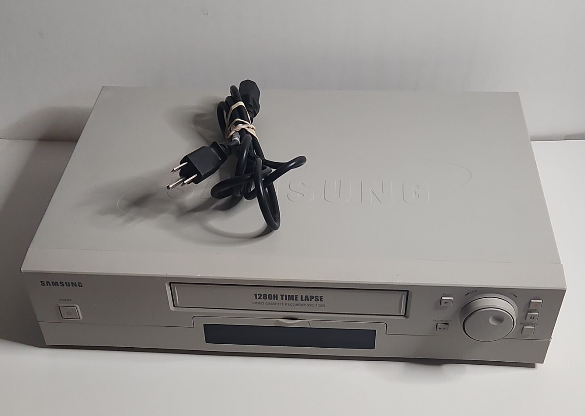 Samsung SSC-1280H Time Lapse Surveillance System Video Cassette Recorder TESTED
