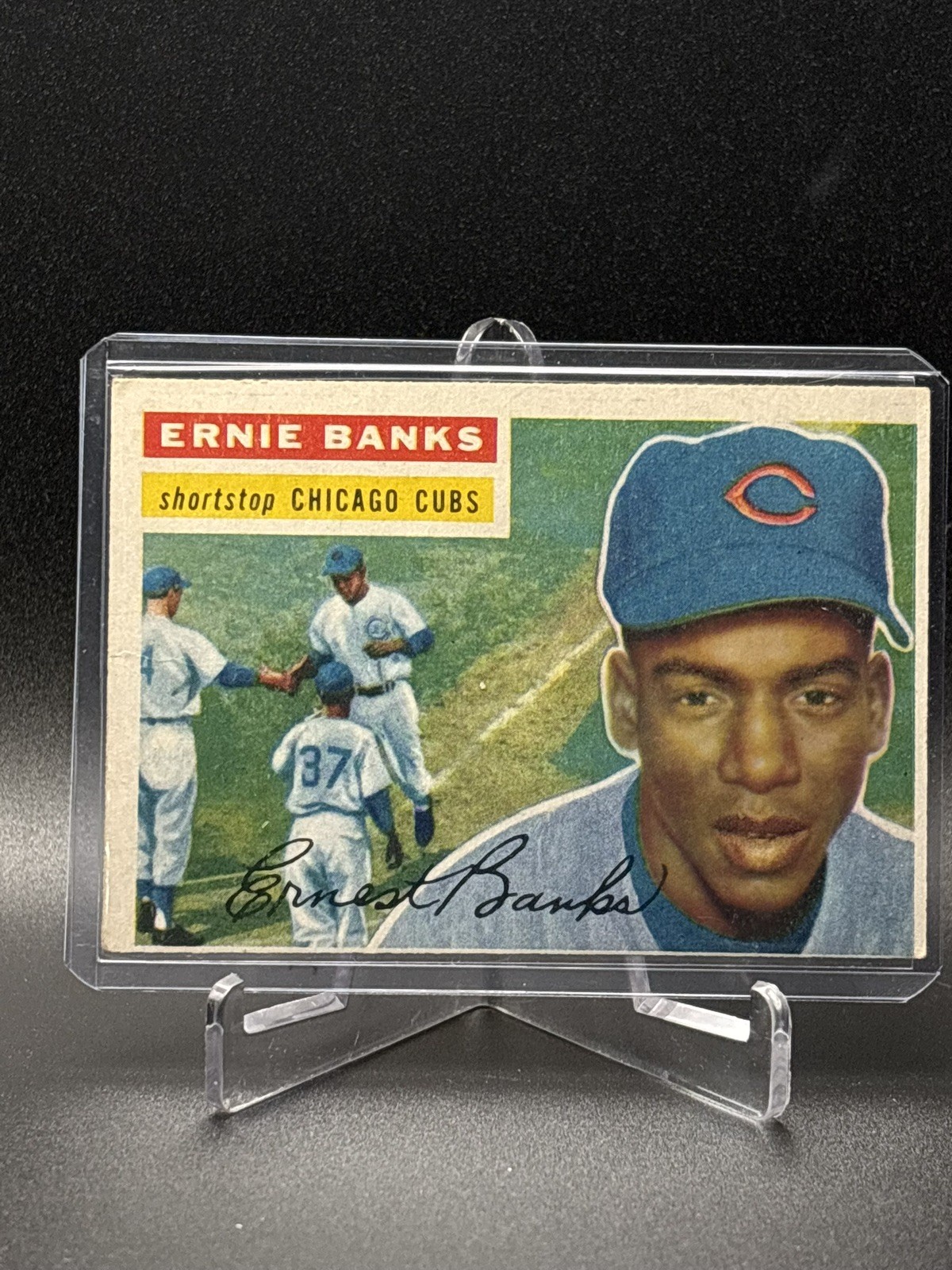 Topps 1956 Ernie Banks #15 Chicago Cubs 