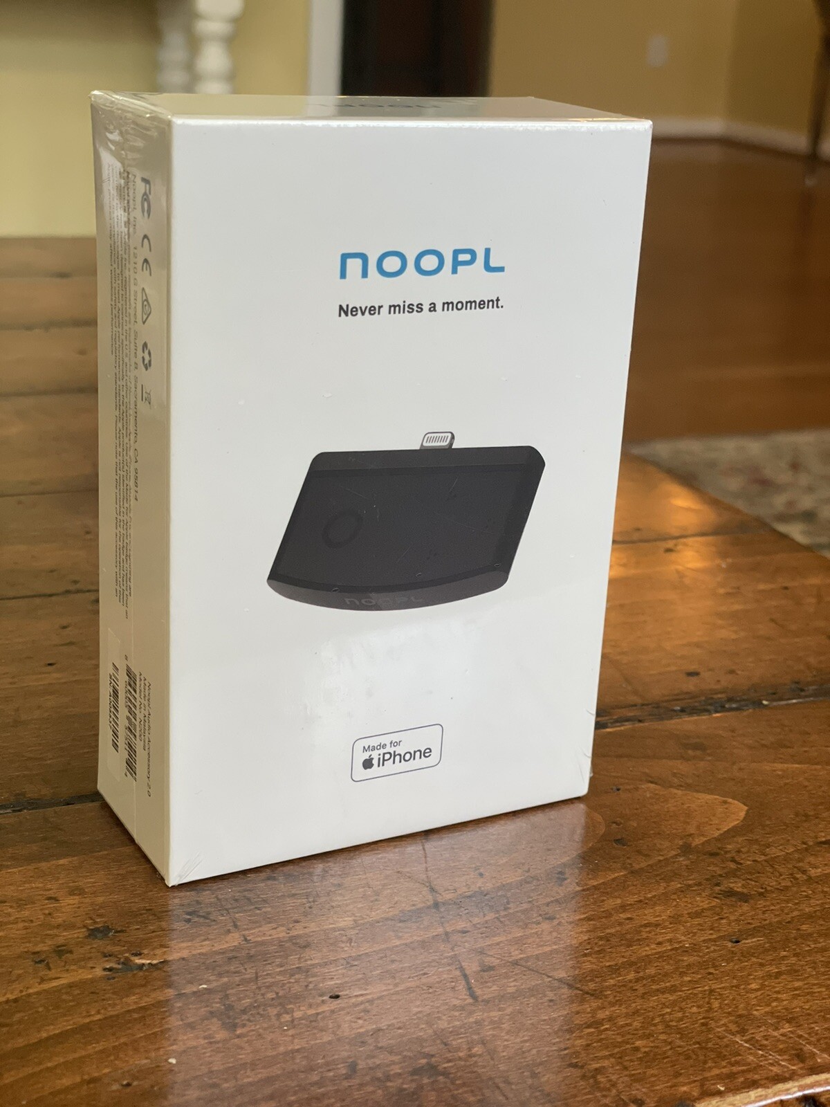 Noopl 2.0 - Hearing Enhancement Accessory for iPhone - Black Made For iPhone NEW