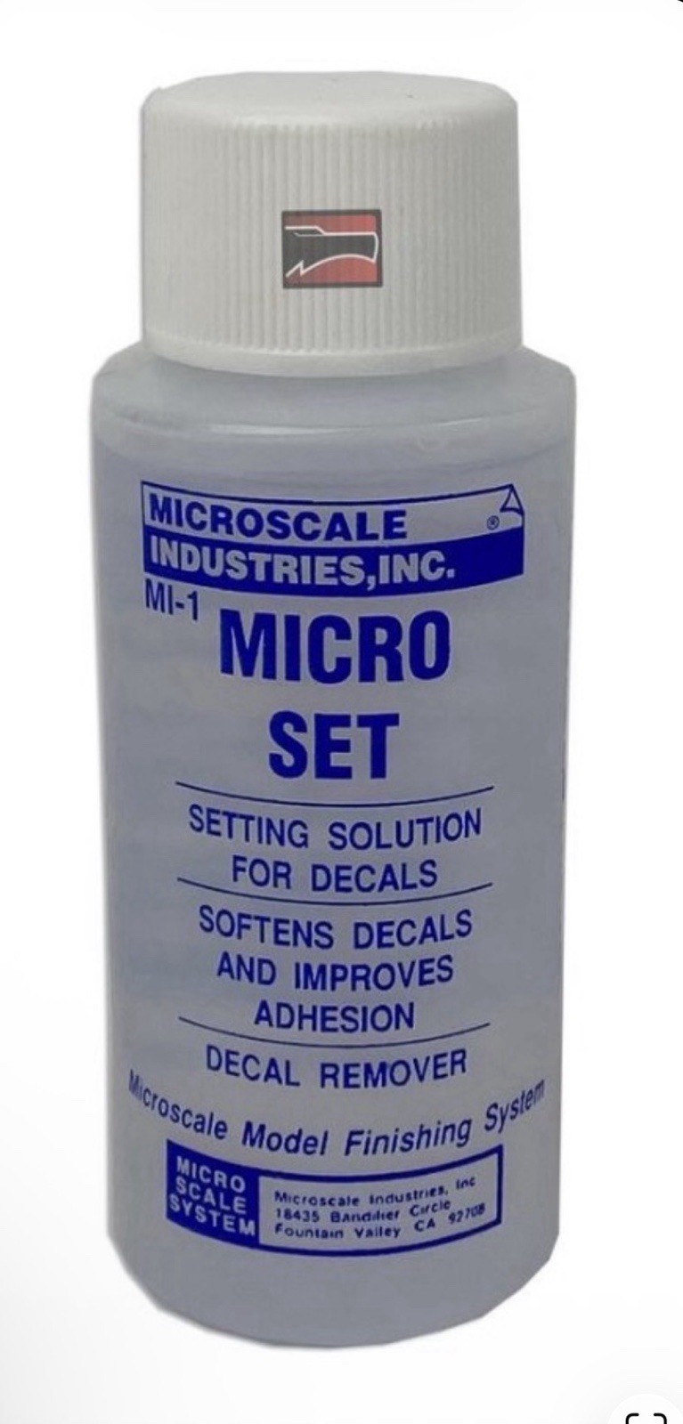 Microscale MI-1 Micro Set Decal Setting Solution 1oz - US Fast Ship 100% Genuine