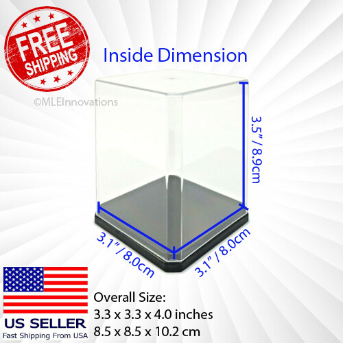 Display Case Collectible Small Large Stackable Action Model Scale 1/64 1/24 1/18