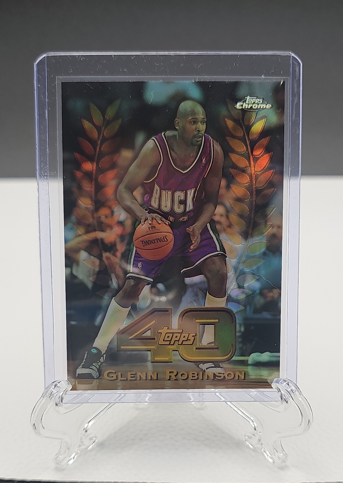 1997-98 Topps Chrome - Topps 40 Glenn Robinson #T40-31 Refractor 1997-98 Topps Chrome - Topps 40 Glenn Robinson #T40-31 Refractor