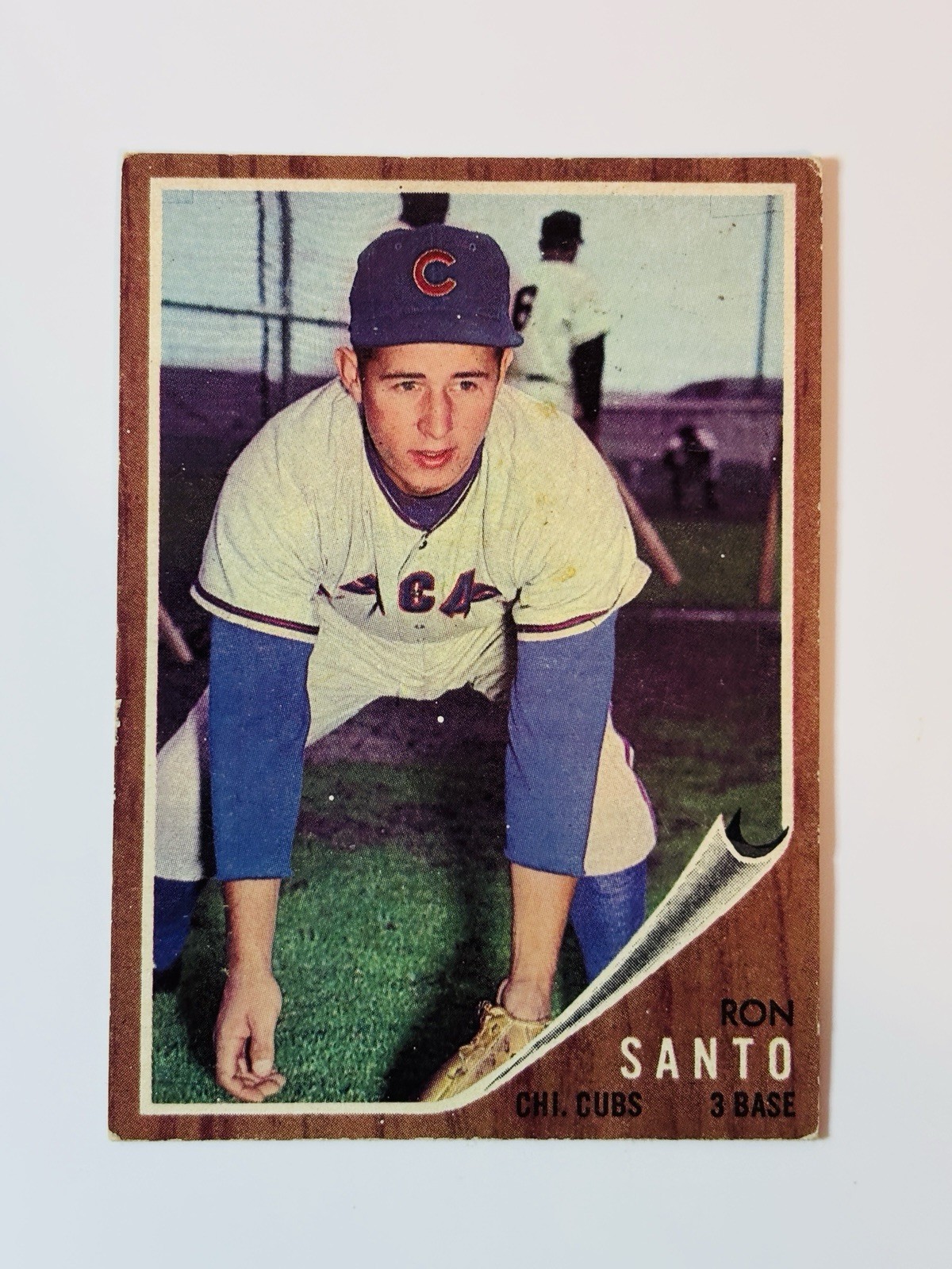 1962 Topps Baseball #170 Ron Santo Chicago Cubs HOF 1962 Topps Baseball #170 Ron Santo Chicago Cubs HOF