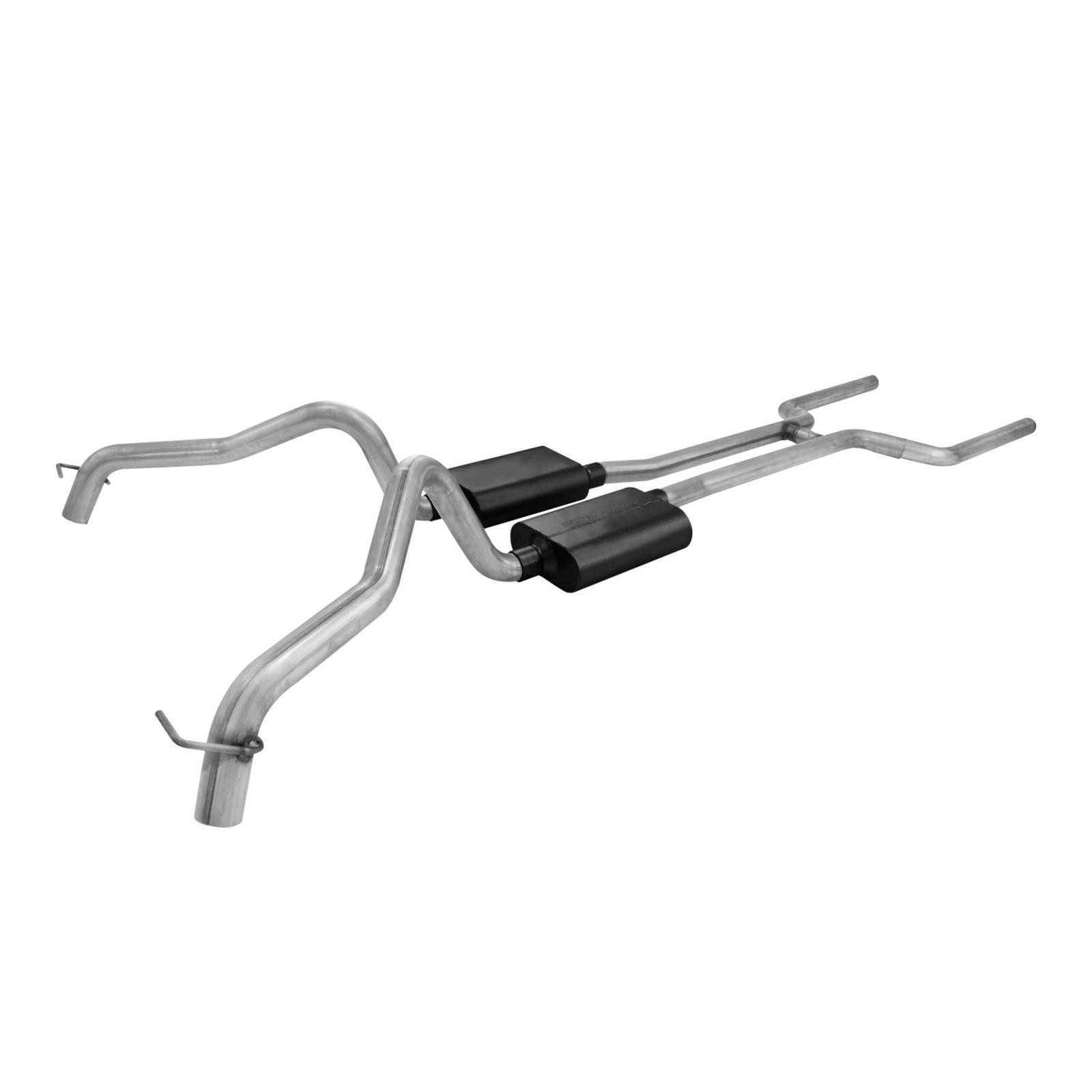 Flowmaster American Thunder Crossmember-Back Exhaust Kit for 68-74 Nova Ventura