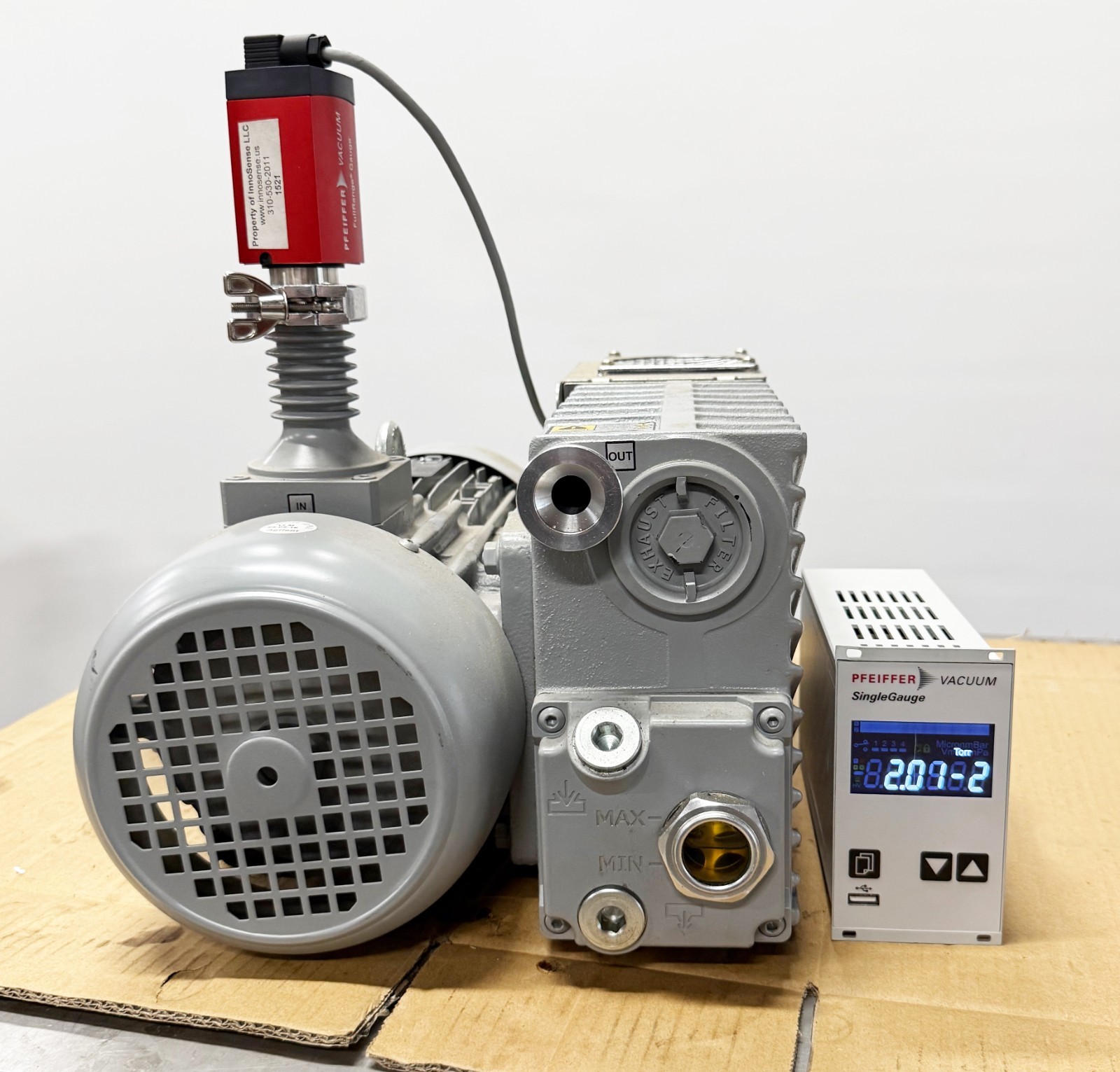 Agilent Technologies MS40+ Rotary Vane Vacuum Pump G1960-80040 Tested 2x10-2 Tor