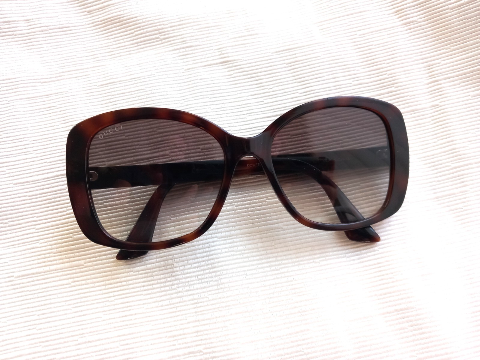Gucci GG0762S 002 Havana Butterfly Squared 56 mm Women\'s Sunglasses