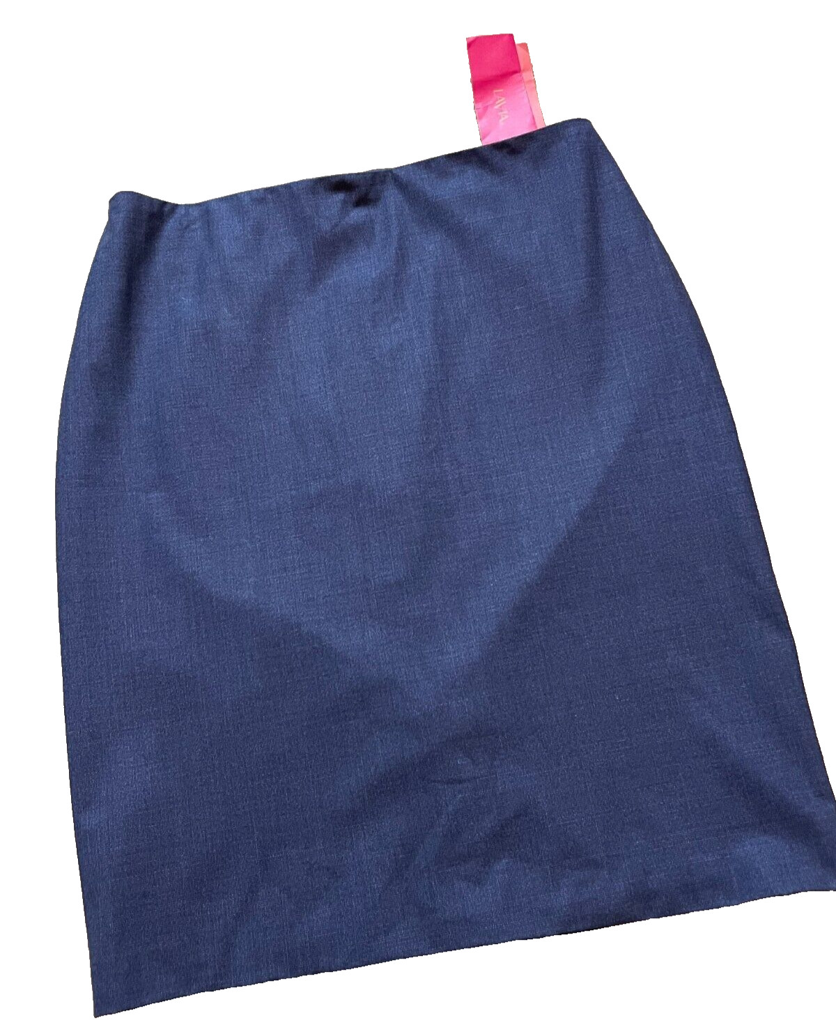 NWT Lavia 18 Work Business Wiggle Pencil Short Italian Wool Blue Suit Skirt L/XL NWT Lavia 18 Work Business Wiggle Pencil Short Italian Wool Blue Suit Skirt L/XL