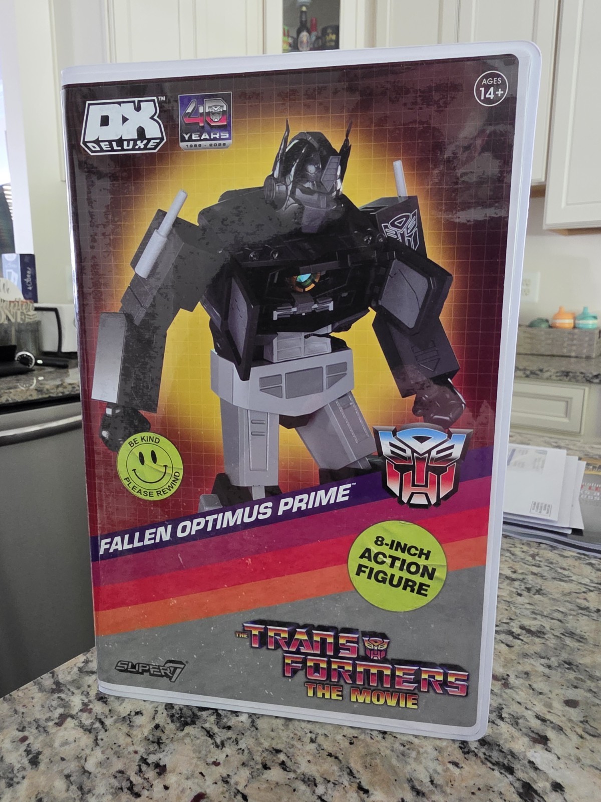 Super7 DX Deluxe Transformers The Movie 40th Anniversary Fallen Optimus Prime Super7 DX Deluxe Transformers The Movie 40th Anniversary Fallen Optimus Prime