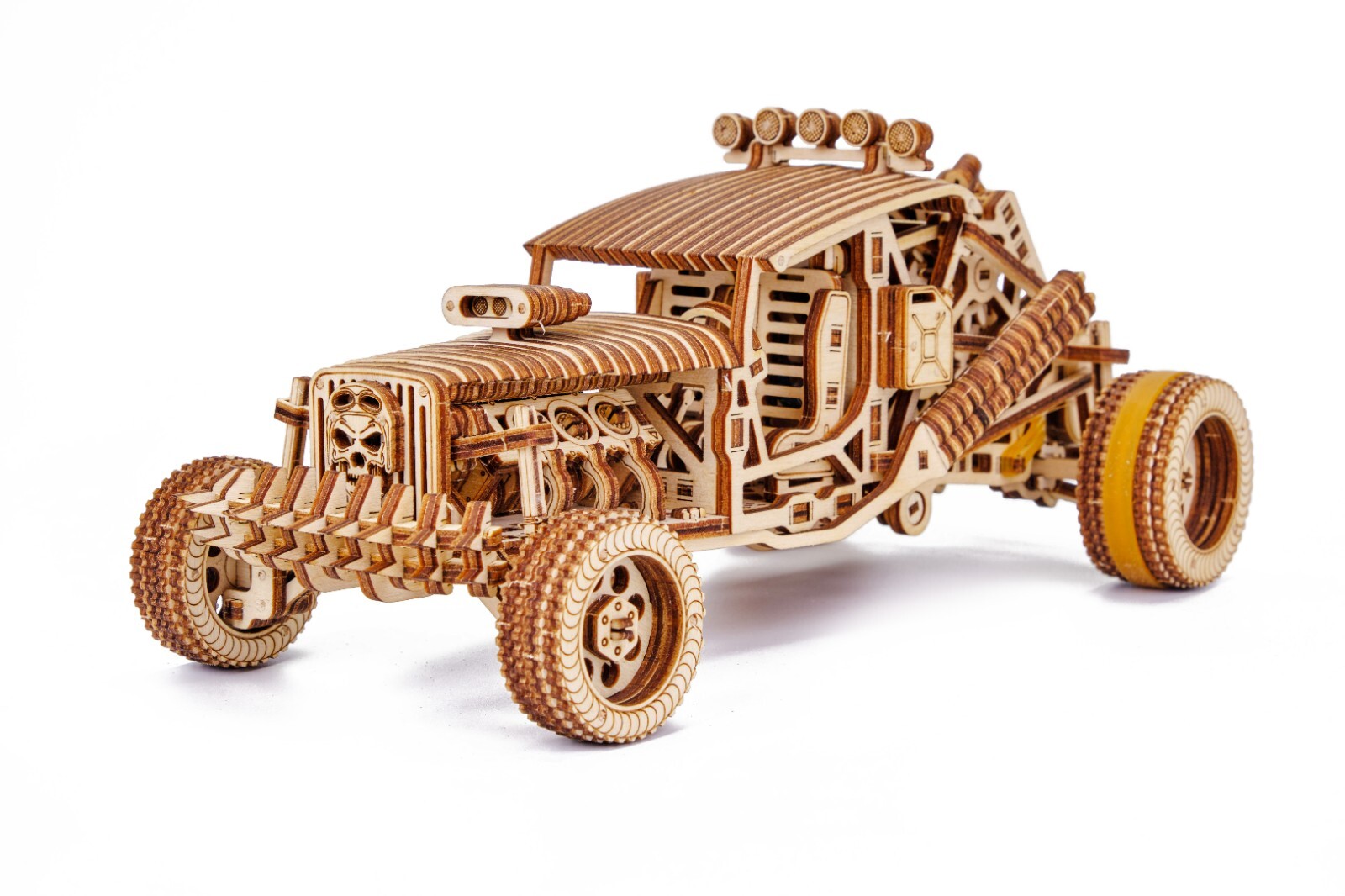 Wood Trick Mad Buggy Model Mechanical 3D Wooden Puzzle Best DIY Toy Wood Trick Mad Buggy Model Mechanical 3D Wooden Puzzle Best DIY Toy
