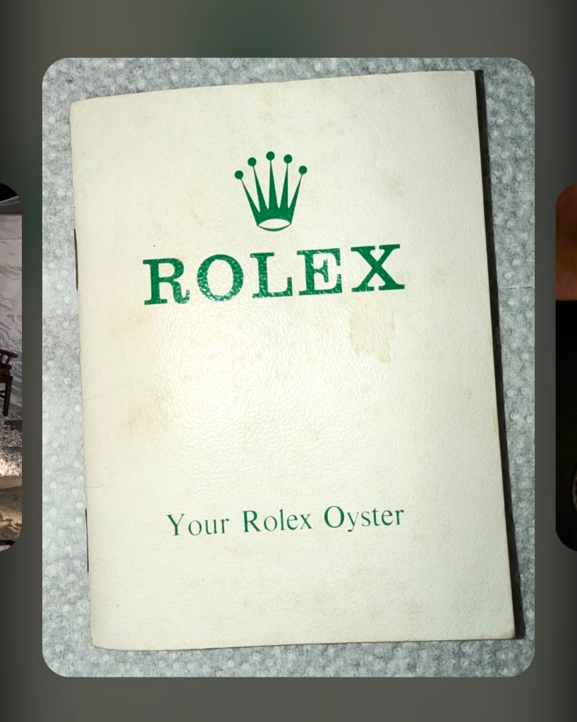 Rolex Oyster Manual Service Instructions & Guarantee Booklet Rolex Oyster Manual Service Instructions & Guarantee Booklet
