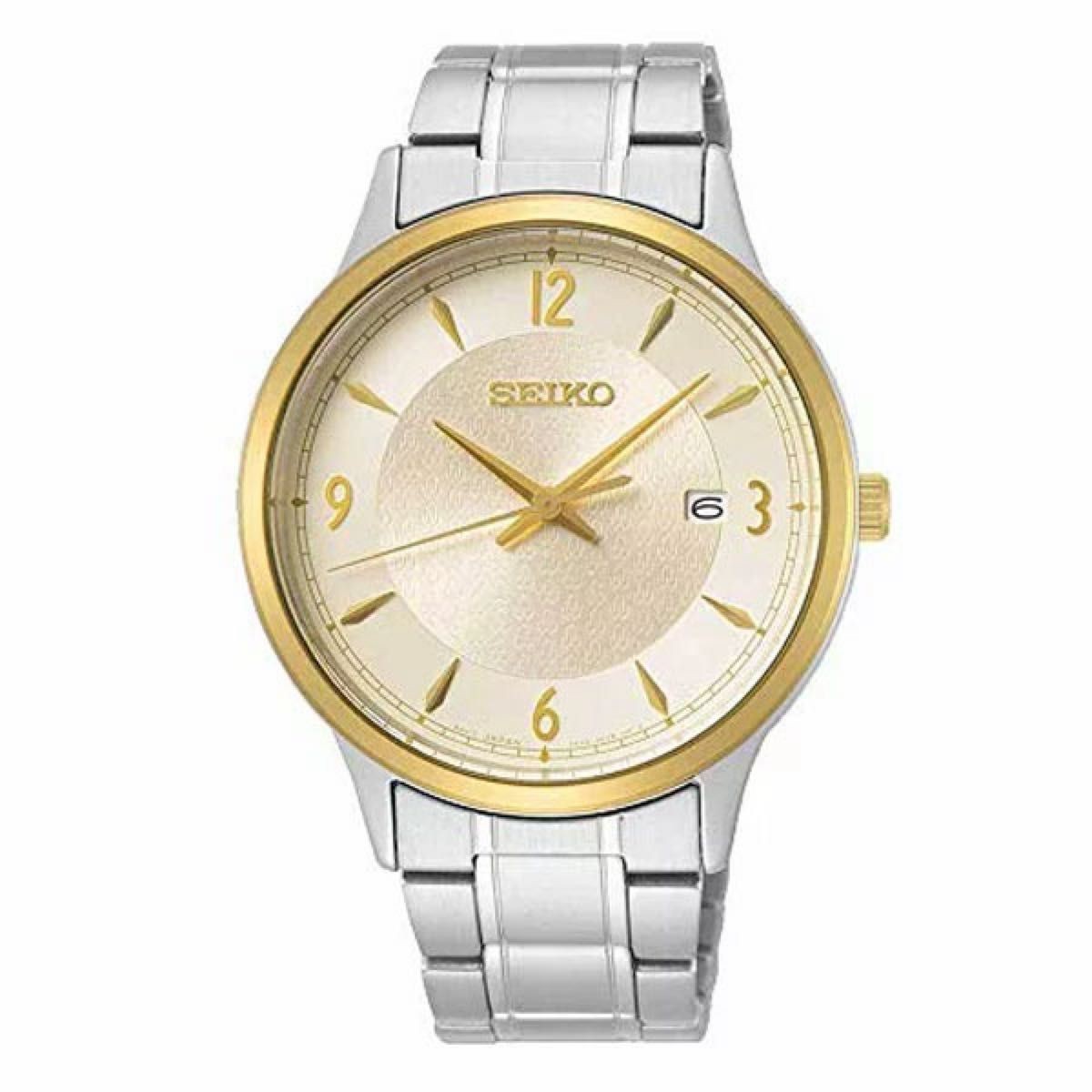 SEIKO Men\'s Watch Quartz Gold Silver 50th Anniversary