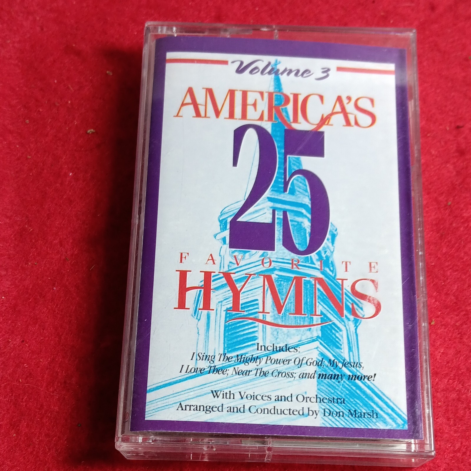 Brentwood Records America's 25 Favorite Hymns Vol 3 Cassette 1997 1143-X Brentwood Records America's 25 Favorite Hymns Vol 3 Cassette 1997 1143-X