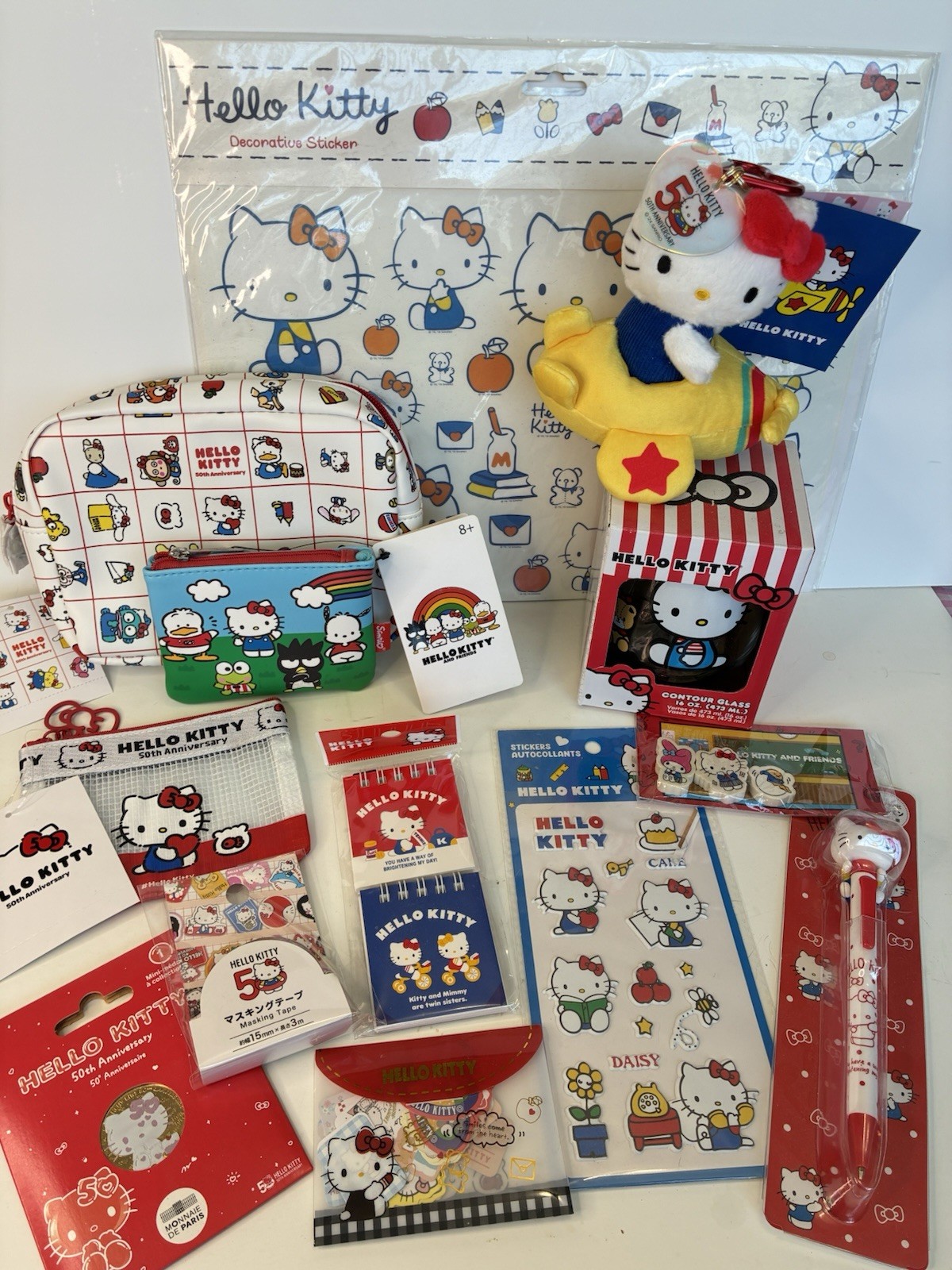 Huge Hello Kitty NEW Mixed Lot Loungefly 50th Anniversary & Random Classic Style