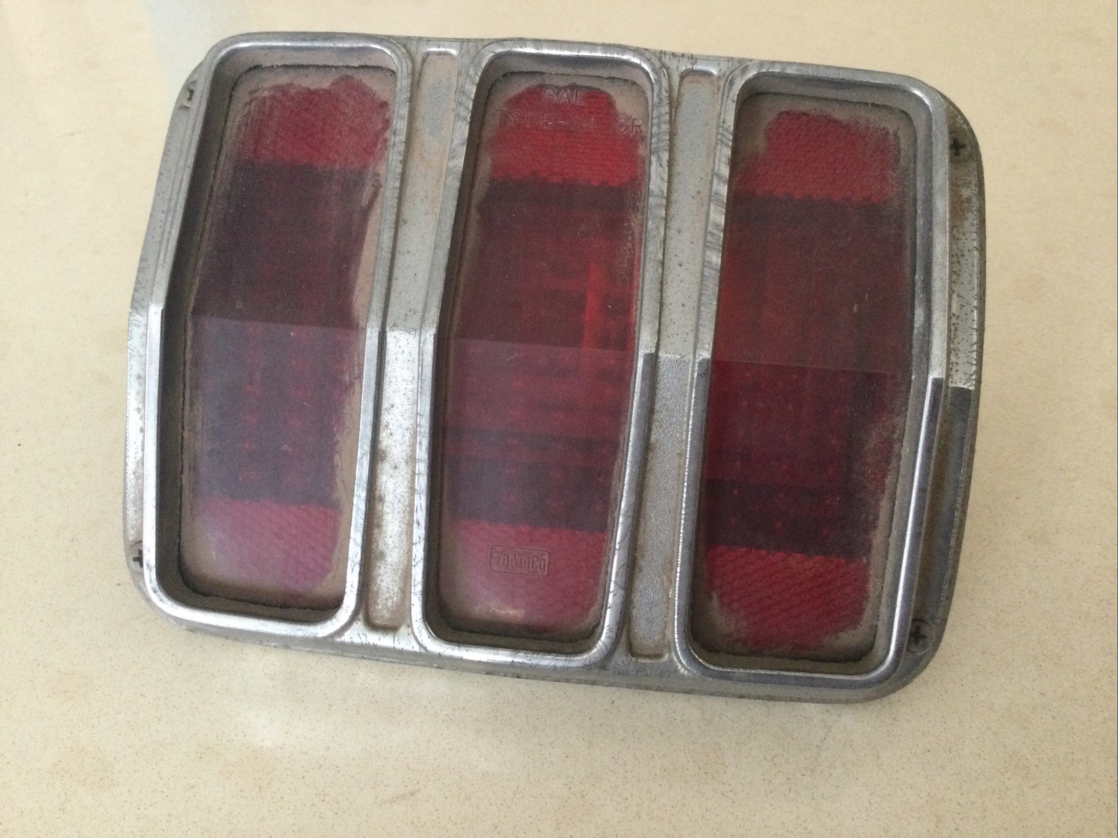 Vintage 1965-66 Ford Mustang Taillight Lens Assembly.