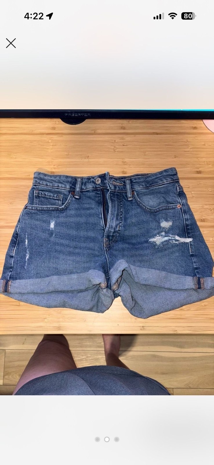 Old Navy NWT Blue Margarita Distressed High-Rise... Old Navy NWT Blue Margarita Distressed High-Rise...
