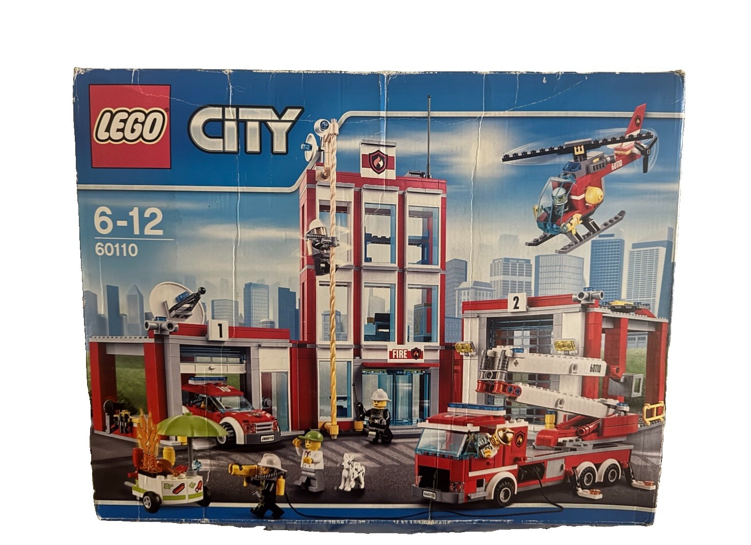 LEGO City 60110 Fire Station 919pcs NEW Sealed Bags Complete - Box Opened