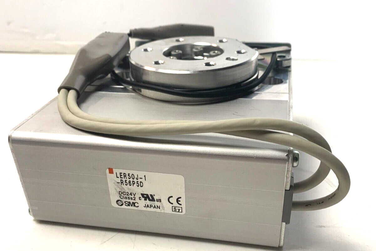 NEW SMC LER50J-1-R56P5D Electric Actuator Rotary Table NEW SMC LER50J-1-R56P5D Electric Actuator Rotary Table