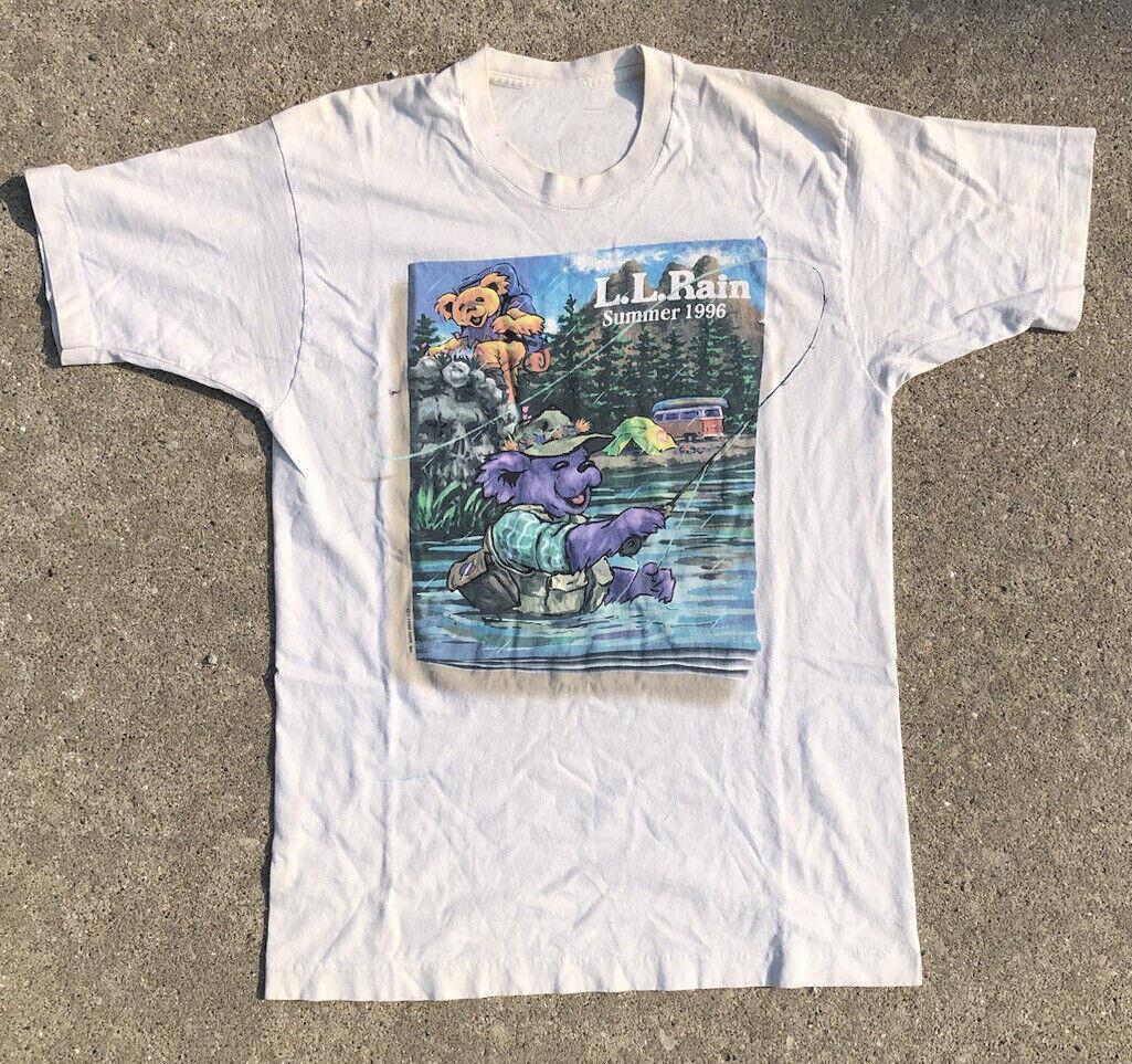 Grate ful Dead Vintage 1996 LL Rain Summer Tour T Shirt Vintage, Size S-2XL