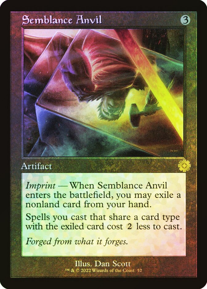 MTG FOIL Semblance Anvil Retro - The Brothers\' War Retro Artifacts #052