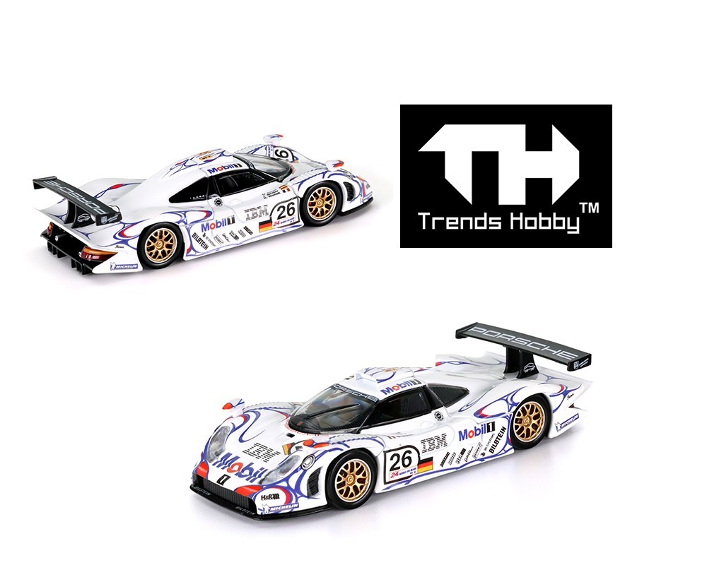 Trends Hobby Porsche 911 GT1 Mobil 1 Le Mans 1998 1/64