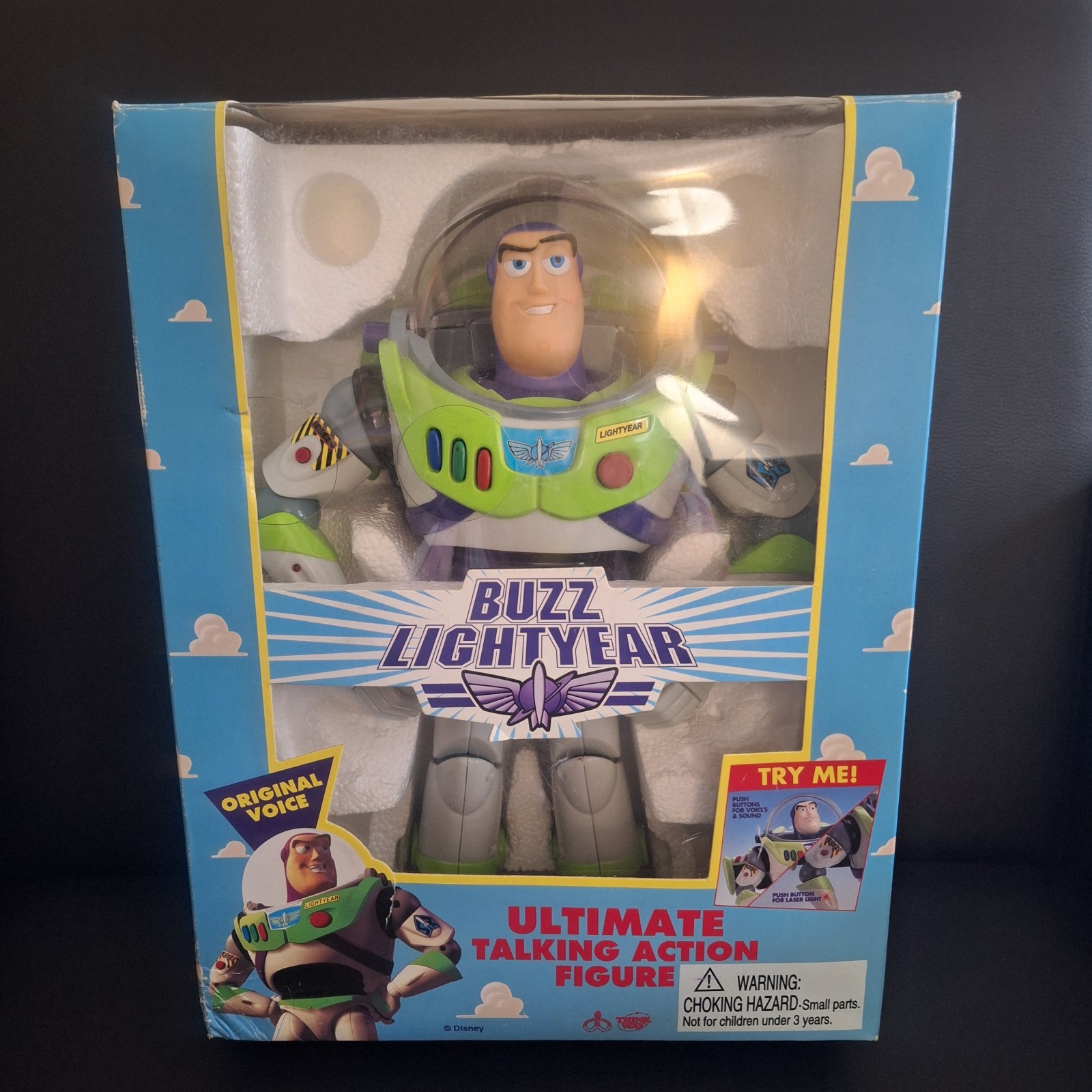 VINTAGE 1996 Toy Story Ultimate Talking Buzz Lightyear Thinkway In Box WORKS VINTAGE 1996 Toy Story Ultimate Talking Buzz Lightyear Thinkway In Box WORKS