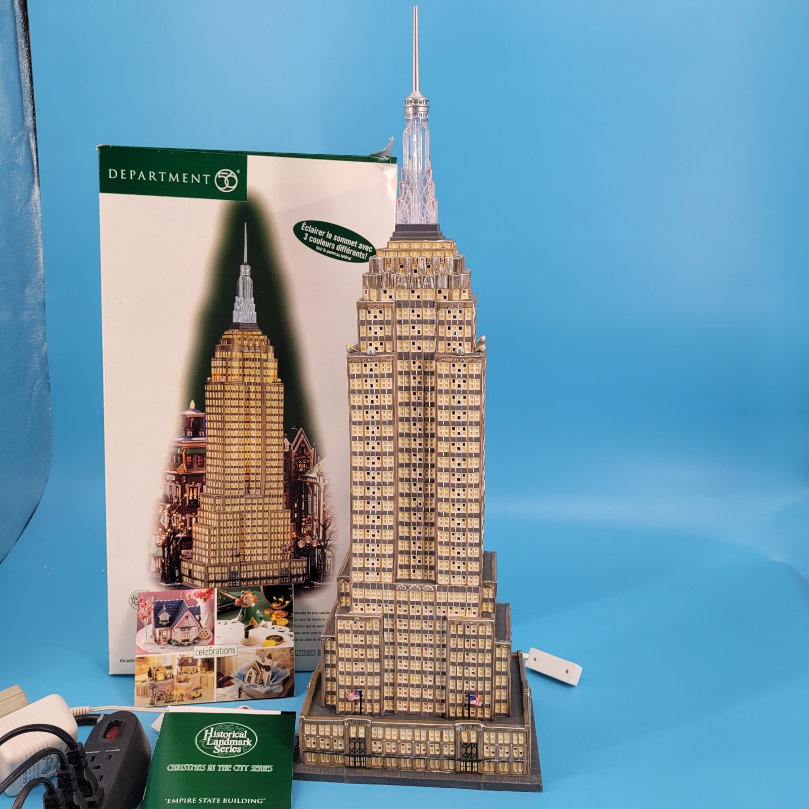 Department 56 Empire State Building Christmas in the City Beautiful Works, READ Department 56 Empire State Building Christmas in the City Beautiful Works, READ