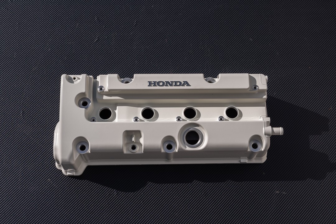 Honda K24 K20 KSERIES type r civic  valve cover powder coated Championship White