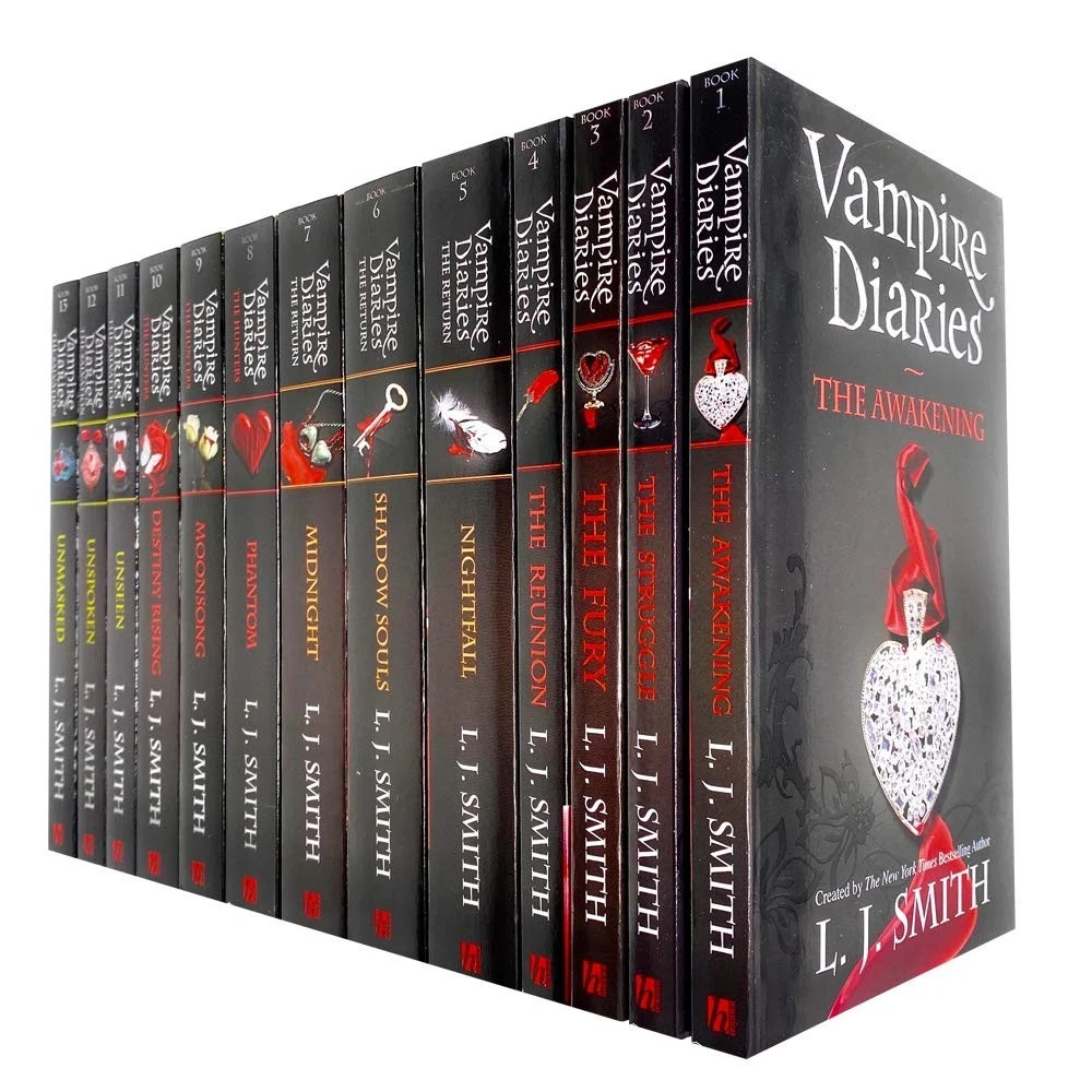 Vampire Diaries The Complete 13 Books Box Set by L. J. Smith - Ages 12+ - PB