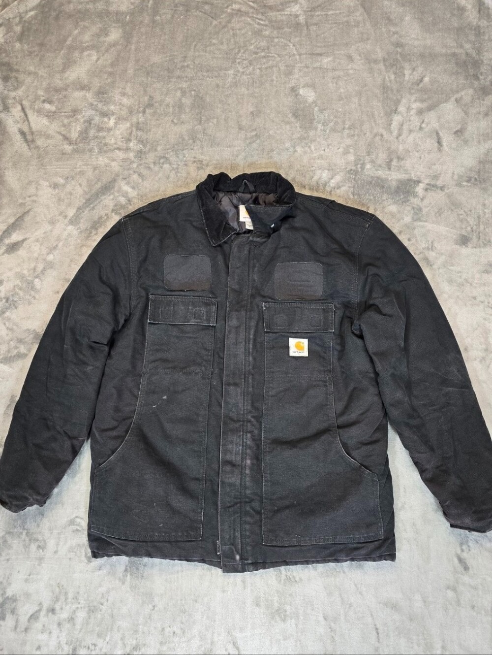 Vintage Carhartt Quilted Insulated Artic Traditional Coat Jacket Size Large USA
