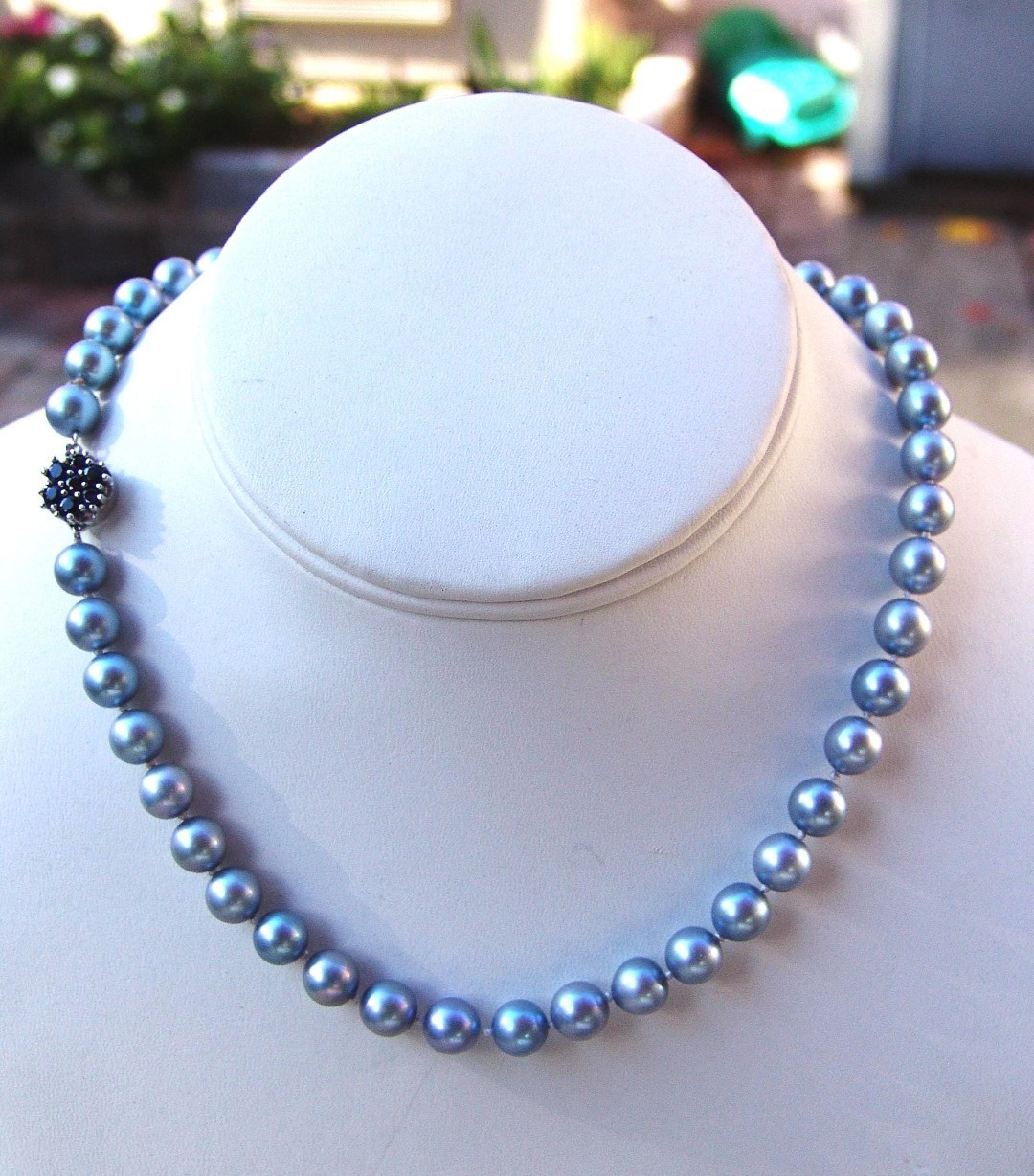 Akoya Saltwater Blue Pearls Vintage Akoya Saltwater Blue Pearls Vintage