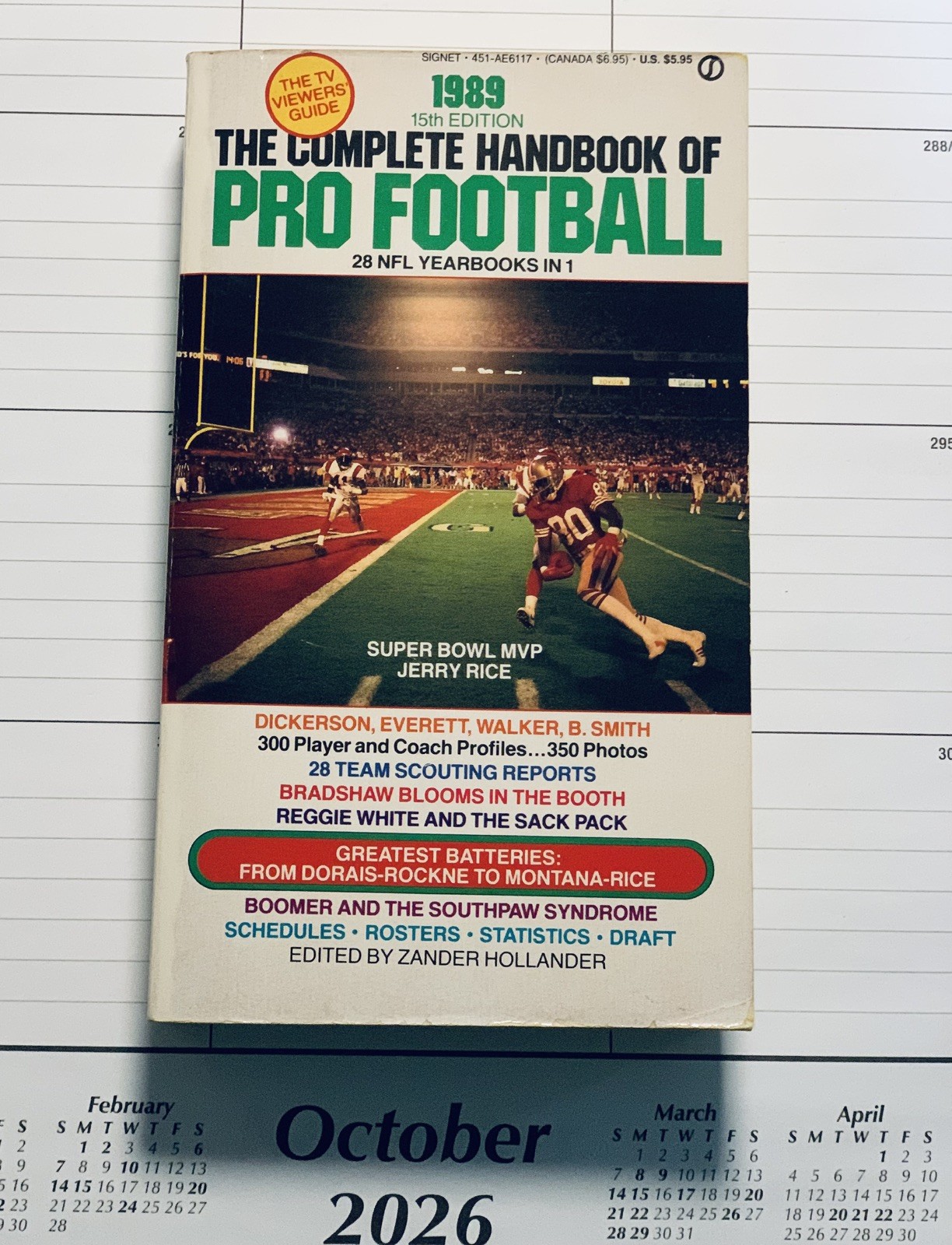 The Complete Handbook of Pro Football 1989: ‘89 15th Ed. NFL 🏈 preview The Complete Handbook of Pro Football 1989: ‘89 15th Ed. NFL 🏈 preview