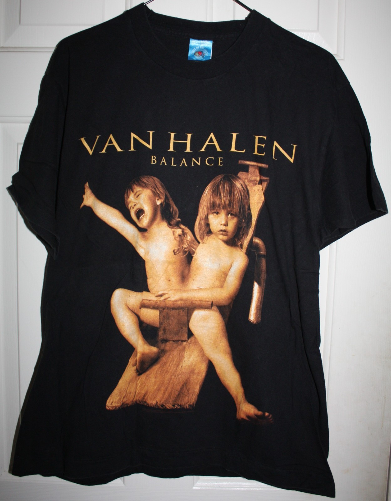 Vintage Van Halen Balance Tour T-Shirt 1995 L Made in USA Tee Original Vintage Van Halen Balance Tour T-Shirt 1995 L Made in USA Tee Original