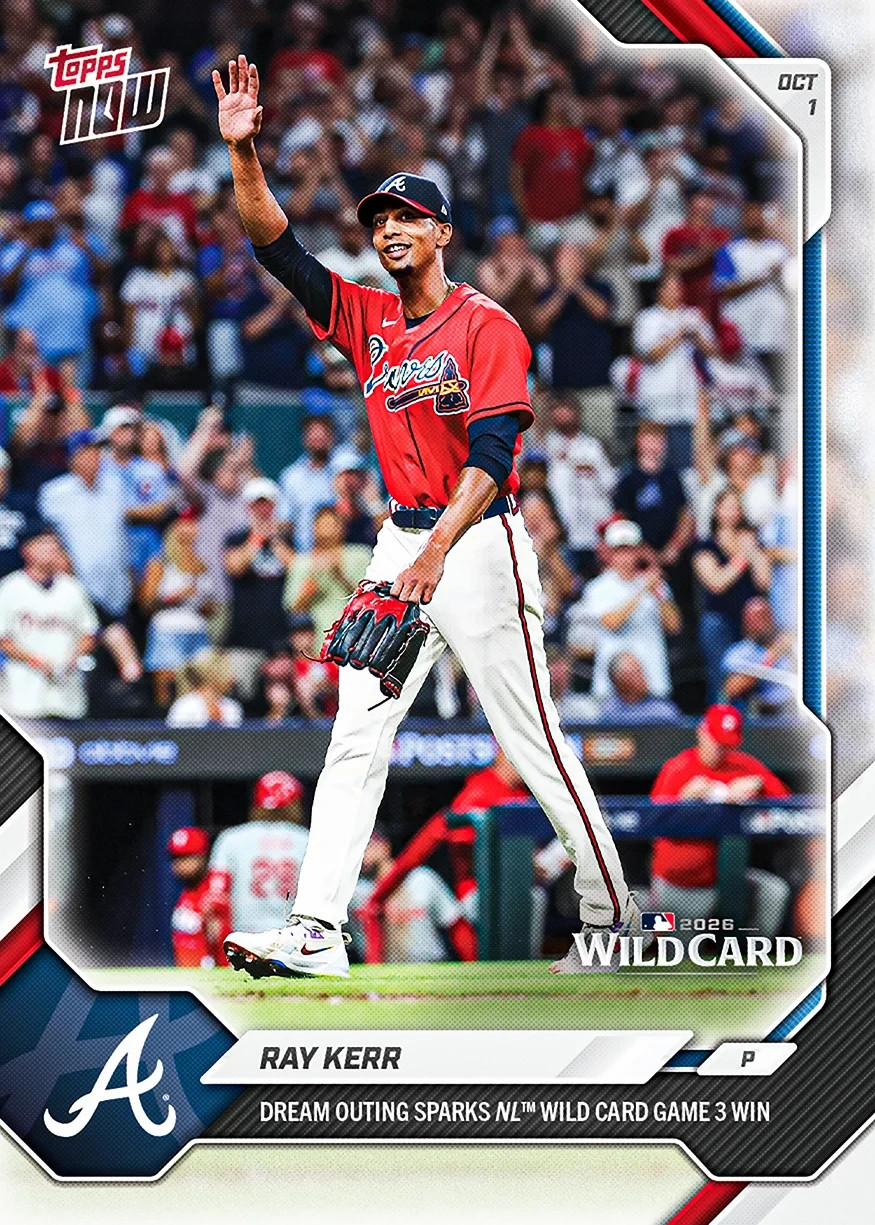 Ray Kerr - 2026 MLB Topps NOW® - Card 750 Dream Outing Sparks Win Presale Ray Kerr - 2026 MLB Topps NOW® - Card 750 Dream Outing Sparks Win Presale