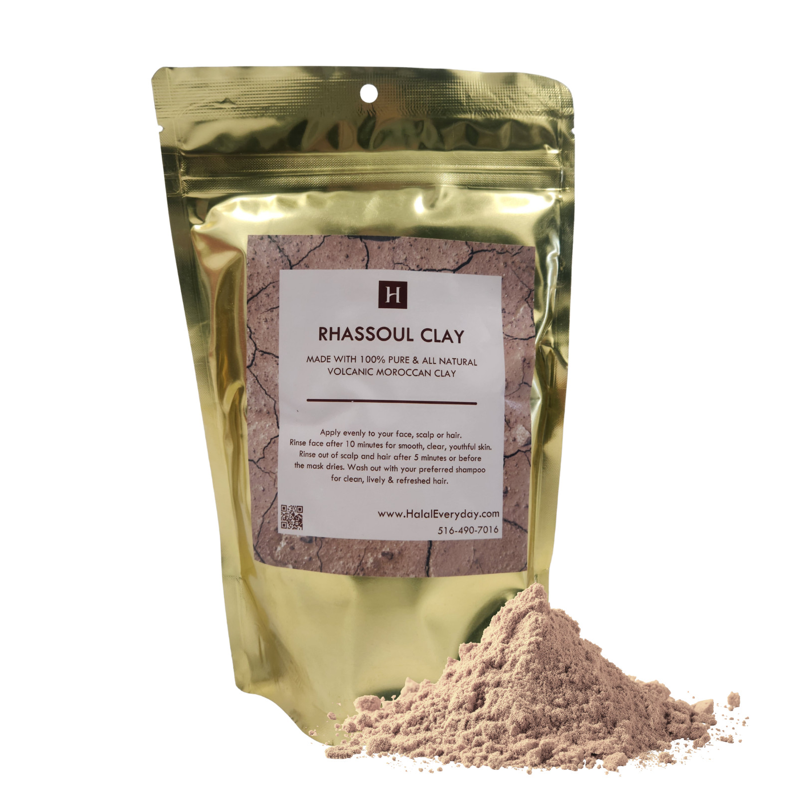 Rhassoul Moroccan Clay Powder - 100% Natural Ultra Fine Hair Face Body Mask BULK Rhassoul Moroccan Clay Powder - 100% Natural Ultra Fine Hair Face Body Mask BULK