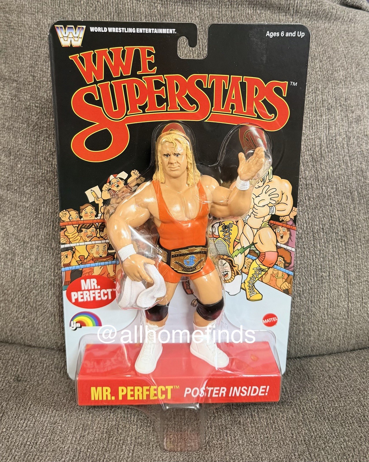 Mattel WWE Superstars LJN Mr. Perfect Black Card Wrestling Action Figure - NEW