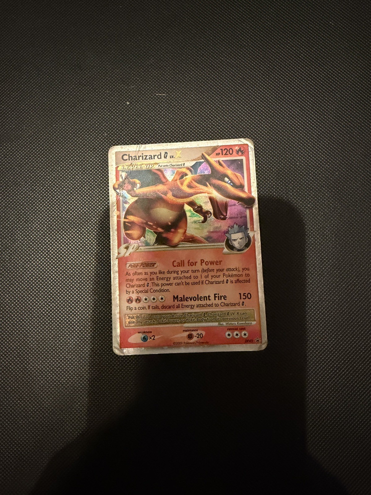 Pokemon Charizard G Lv. X DP45 Collector\'s Tins Black Star Promo Holo DAMAGED Pokemon Charizard G Lv. X DP45 Collector\'s Tins Black Star Promo Holo DAMAGED