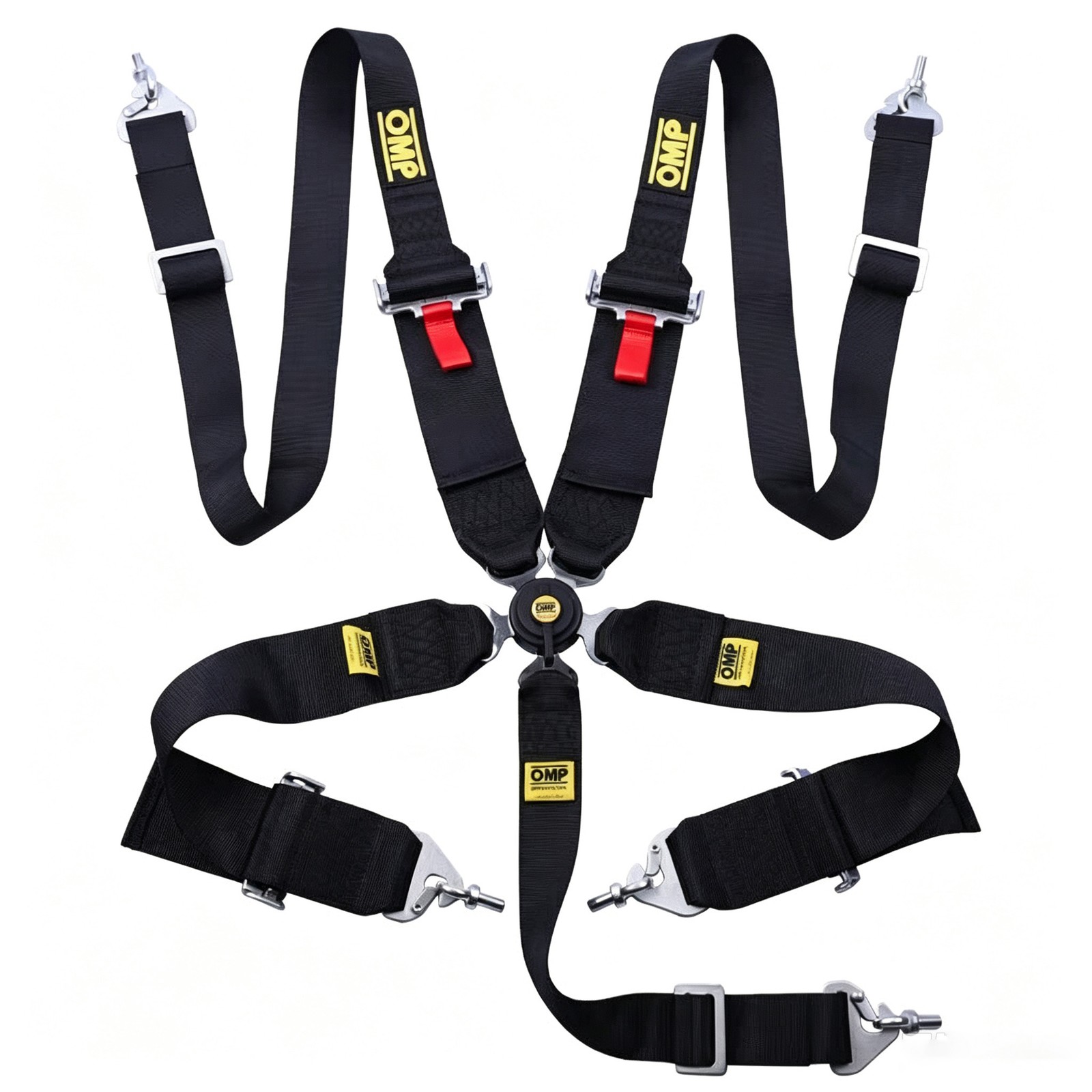 New OMP 5 Point Camlock Quick Release Car Seat Belt Harness Racing Universal 3\