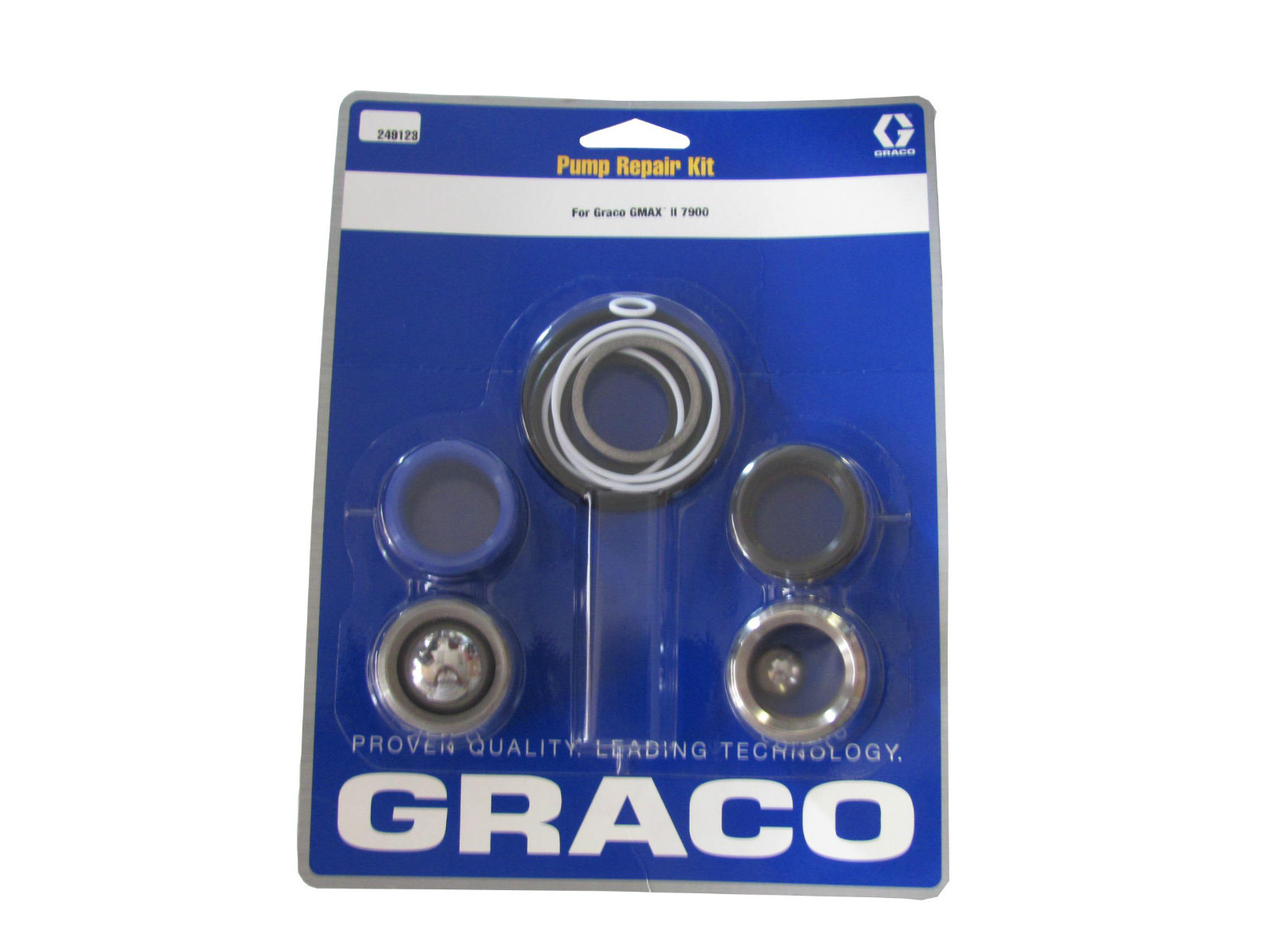 Genuine Graco OEM Pump Repair Kit 249123 249-123 For GMAX II 7900 Genuine Graco OEM Pump Repair Kit 249123 249-123 For GMAX II 7900
