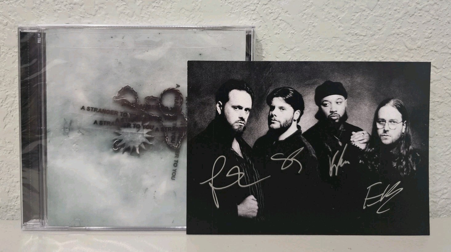 Loathe -  A Stranger To You Cd W/ Autographed Poster card Signed