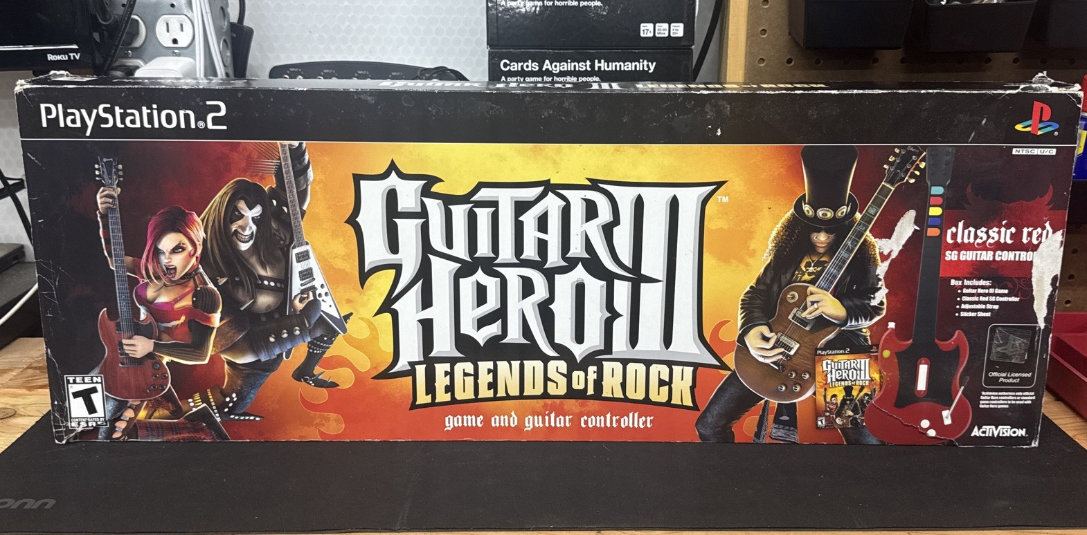 Guitar Hero III 3 Playstation 2 PS2 Legends Of Rock Classic Red SG Complete