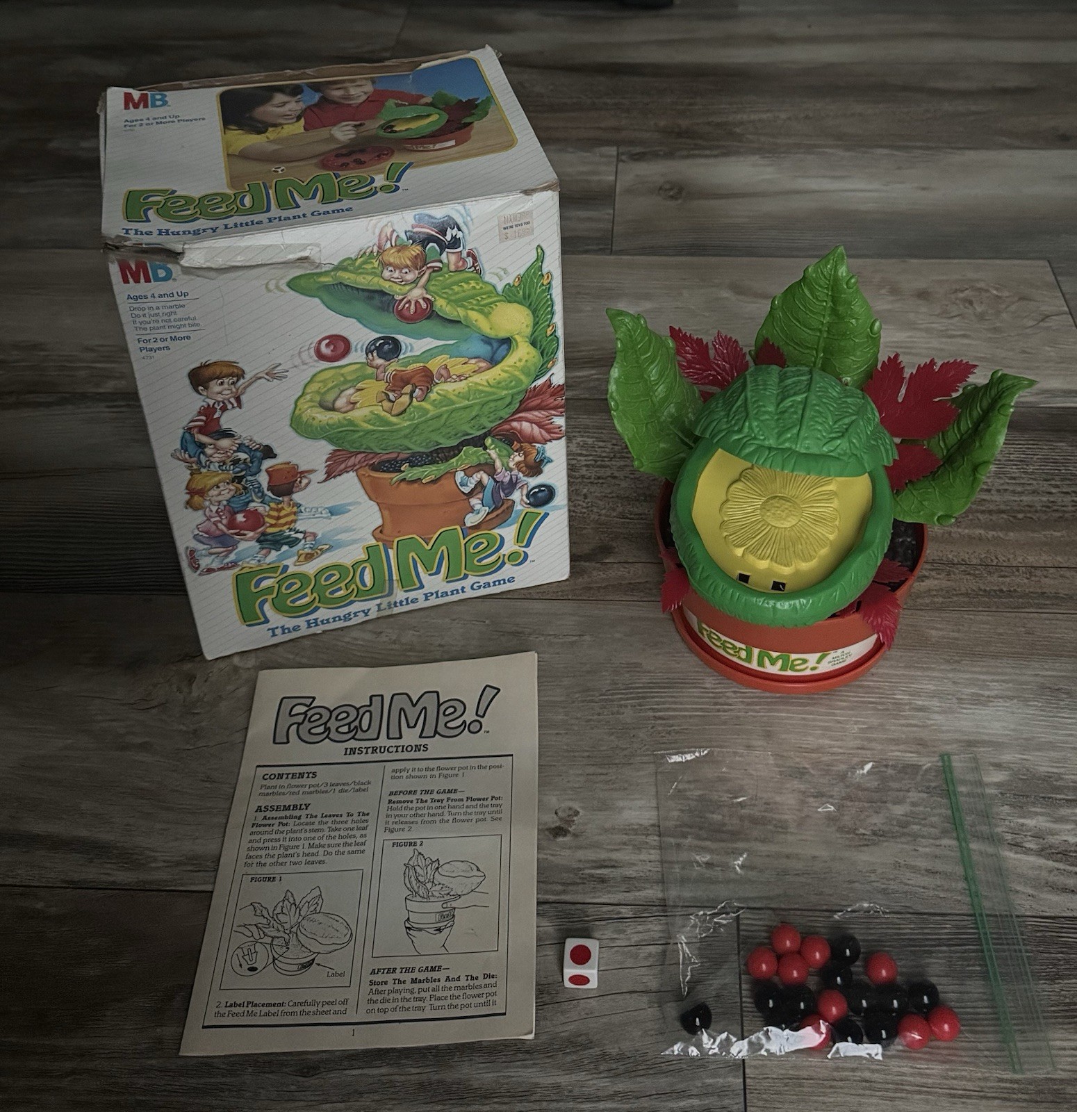 Milton Bradley Feed Me Hungry Little Plant Game Little Shop of Horrors 🌟 EUC Milton Bradley Feed Me Hungry Little Plant Game Little Shop of Horrors 🌟 EUC