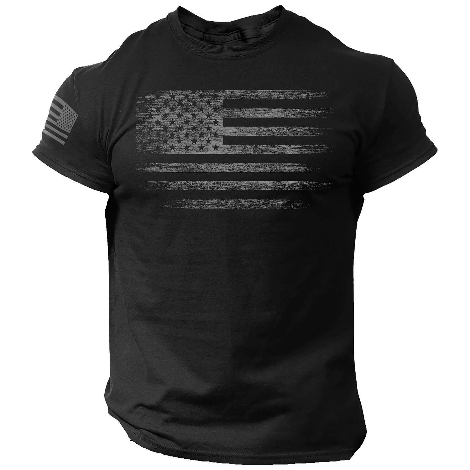 USA Distressed Flag Men T Shirt Patriotic American Tee S - 2XL USA Distressed Flag Men T Shirt Patriotic American Tee S - 2XL