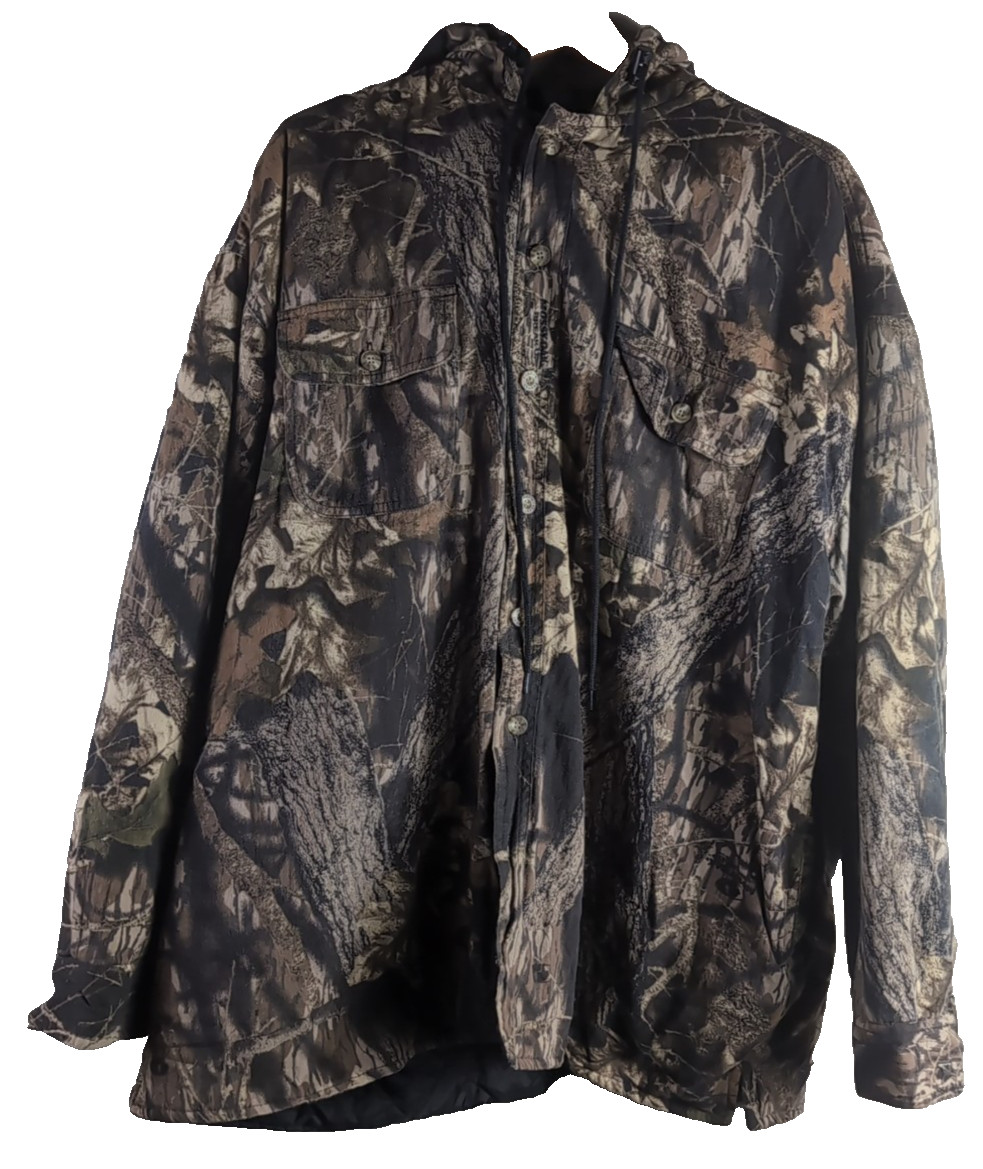 Vintage Duxbak Mens Camo Hunting Jacket XL Quilted Lined Mossy Oak Outdoor Vintage Duxbak Mens Camo Hunting Jacket XL Quilted Lined Mossy Oak Outdoor